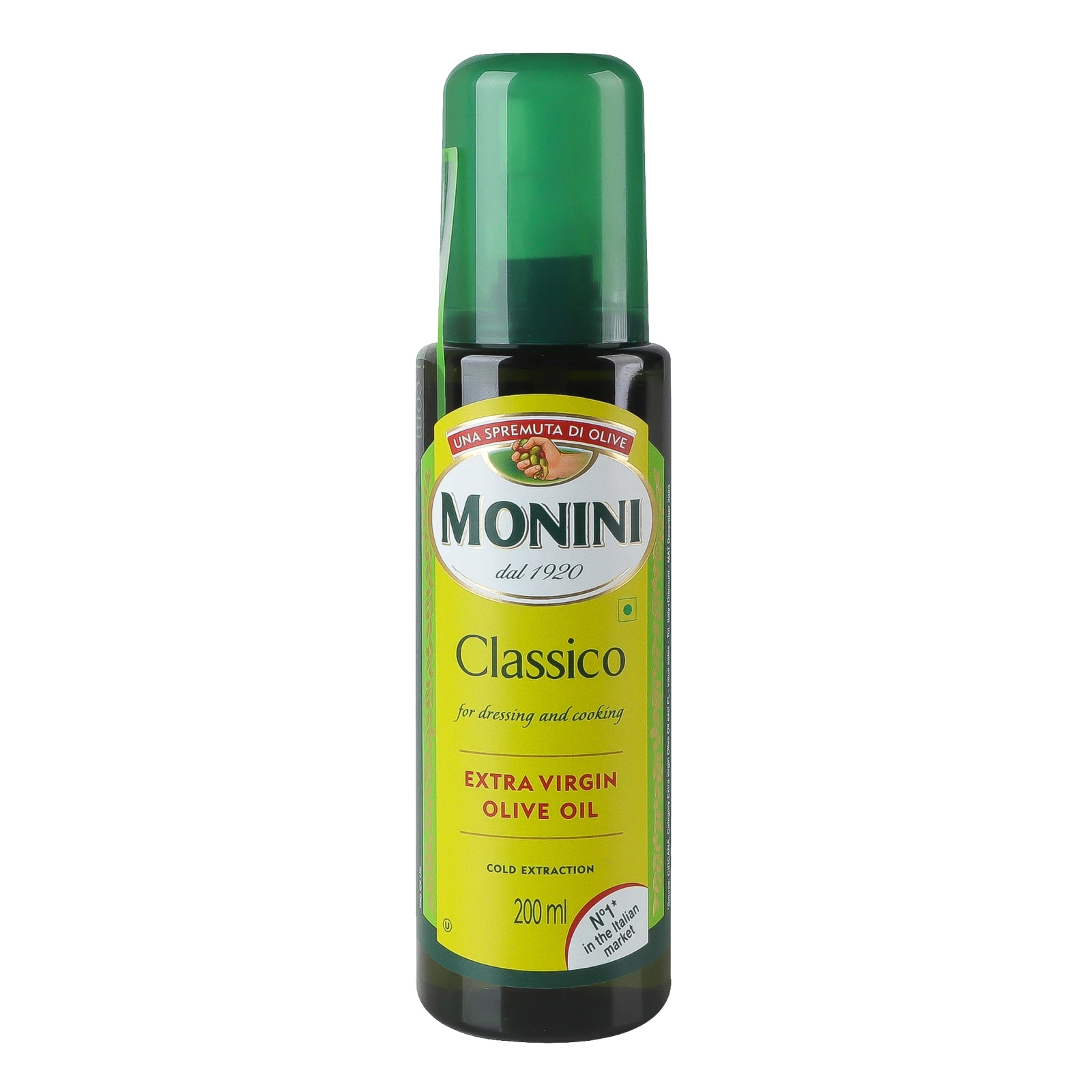 Олія Monini оливкова Classico першого холодного віджиму спрей 200мл Фото навігації №:1