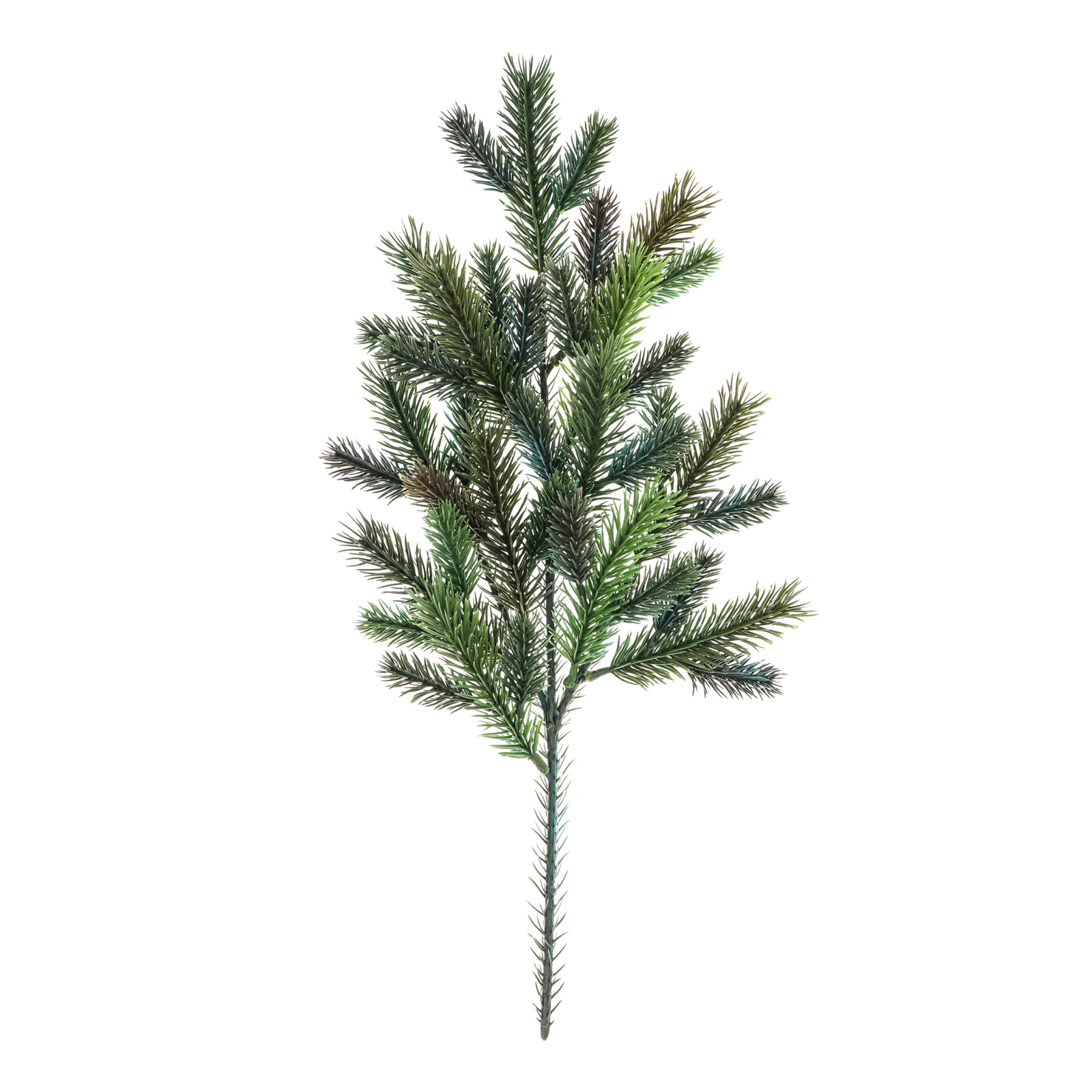Прикраса новорічна Mislt Штучна гілка лита 30*20*5см 1шт Фото №:1