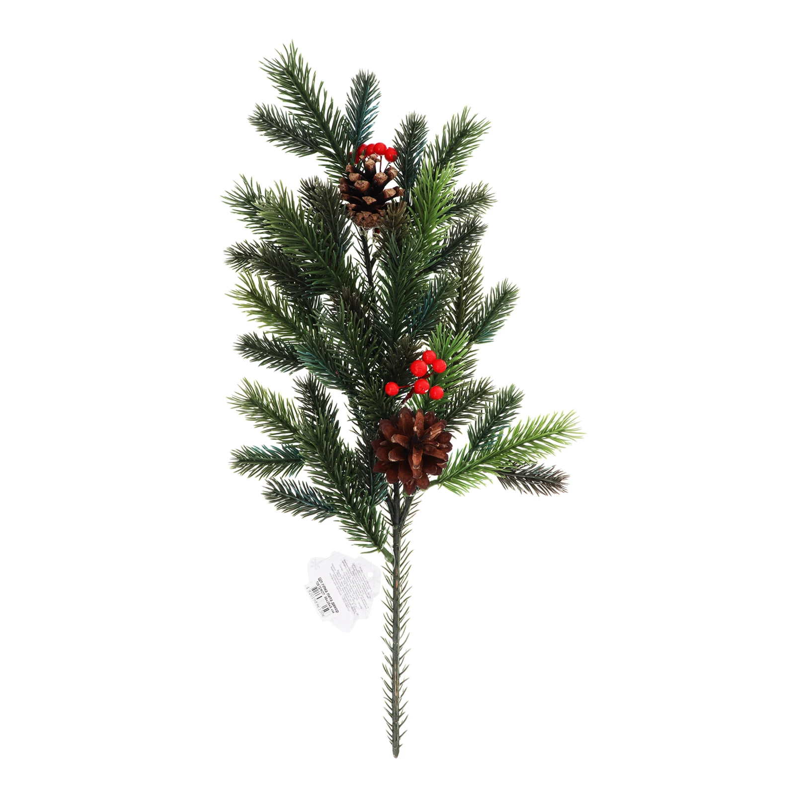 Прикраса Mislt новорічна гілка лита декоративна штучна 30х20х5см Фото №:1