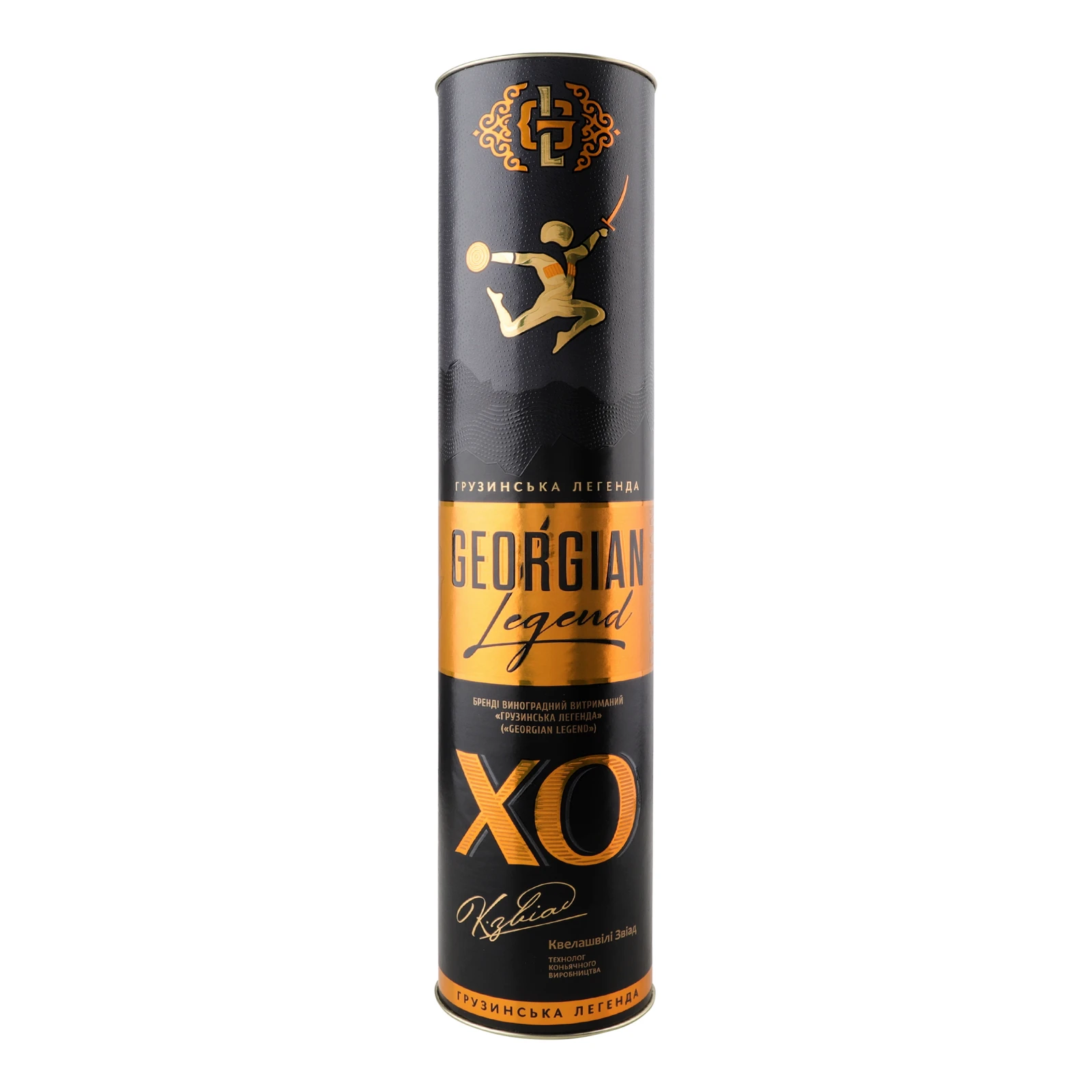 Бренді Georgian Legend XO виноградний витриманий 40% 0.5л Фото навігації №:1