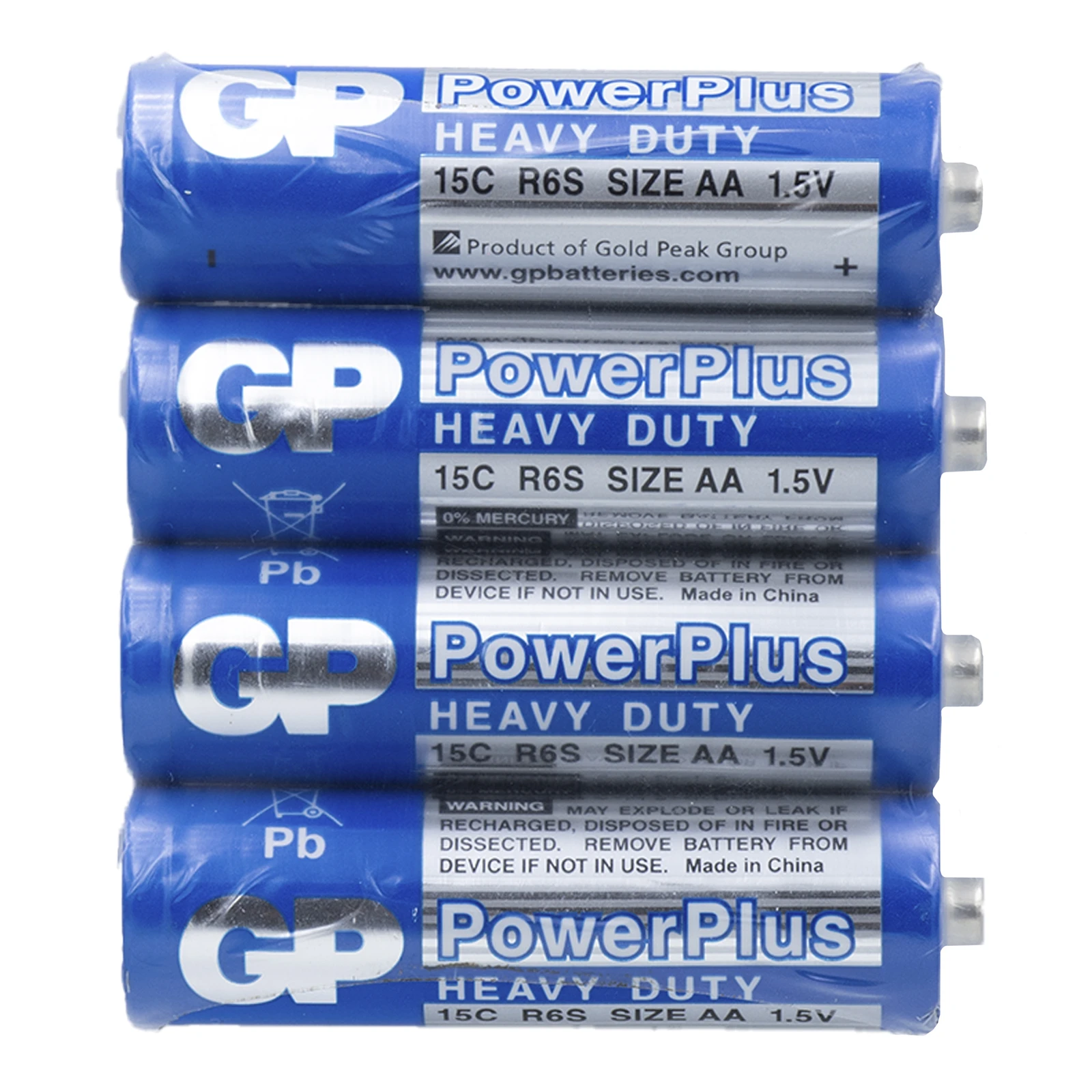& Батарейка GP PowerPlus 1,5V R6 AA 15C-S4 блістер 4шт