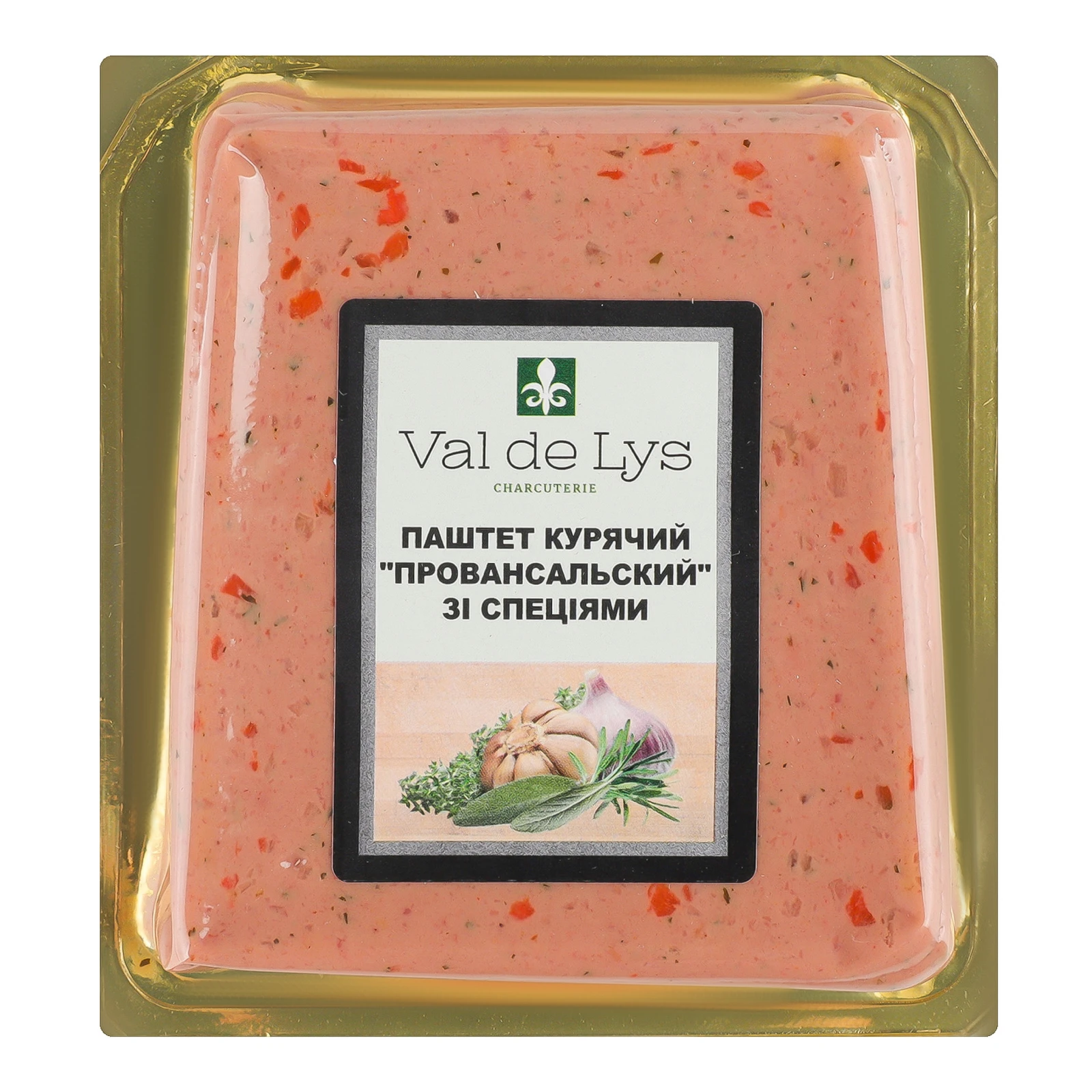Паштет Val de Lys Провансальський курячий зі спеціями 170г Фото №:1