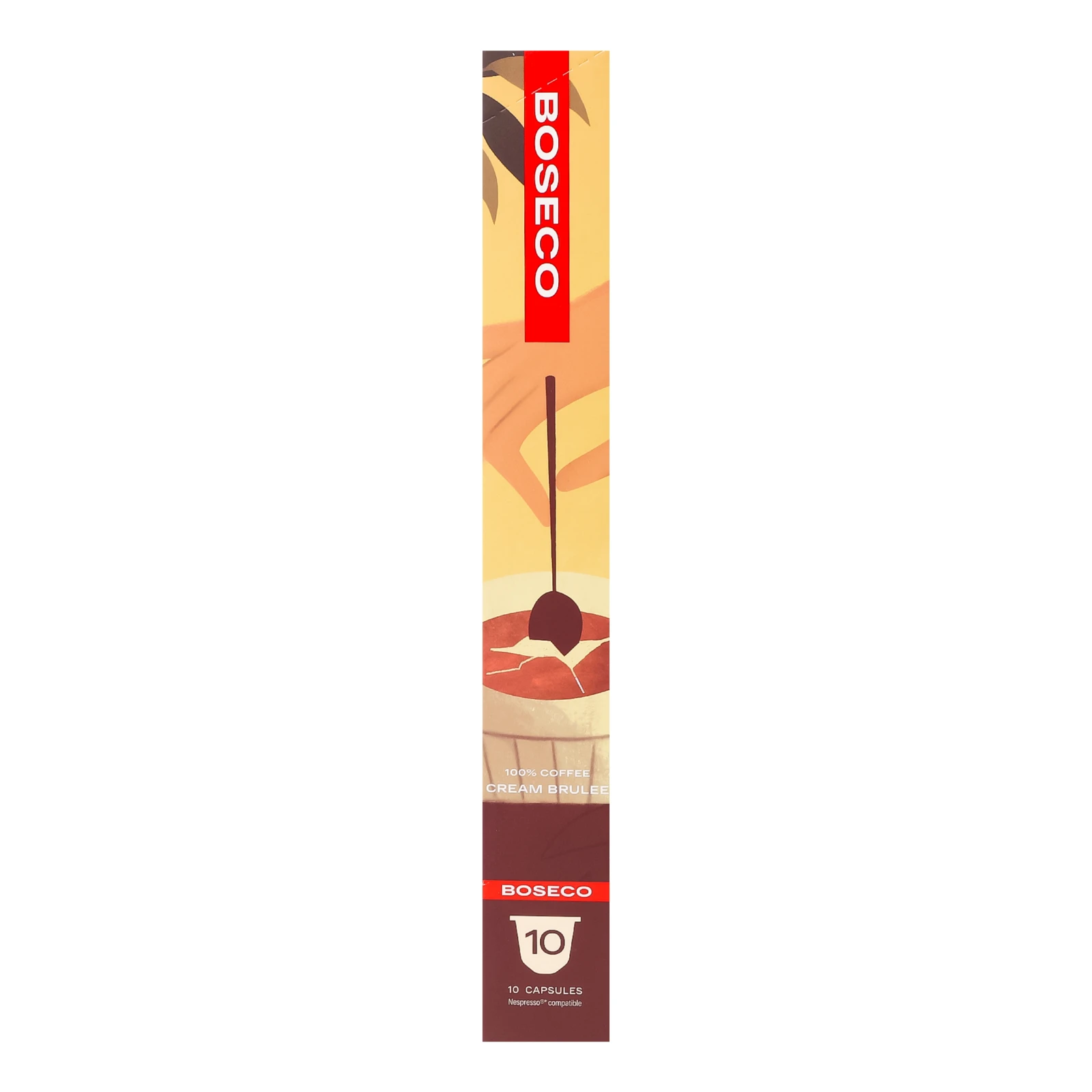 Кава Boseco Creme Brulee натуральна смажена мелена в капсулах 52г Фото навігації №:1