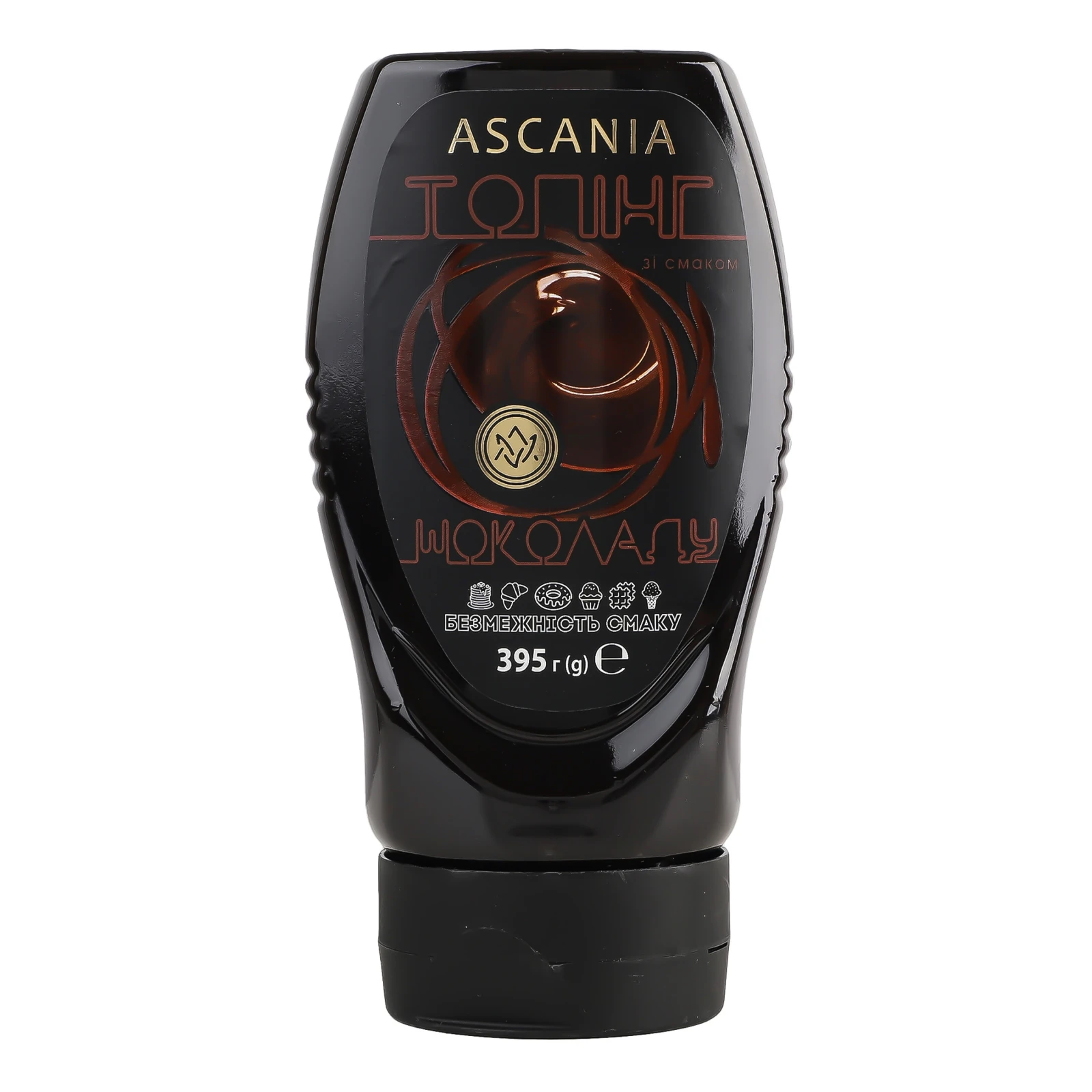 Топінг Ascania зі смаком шоколаду 395г Фото навігації №:1
