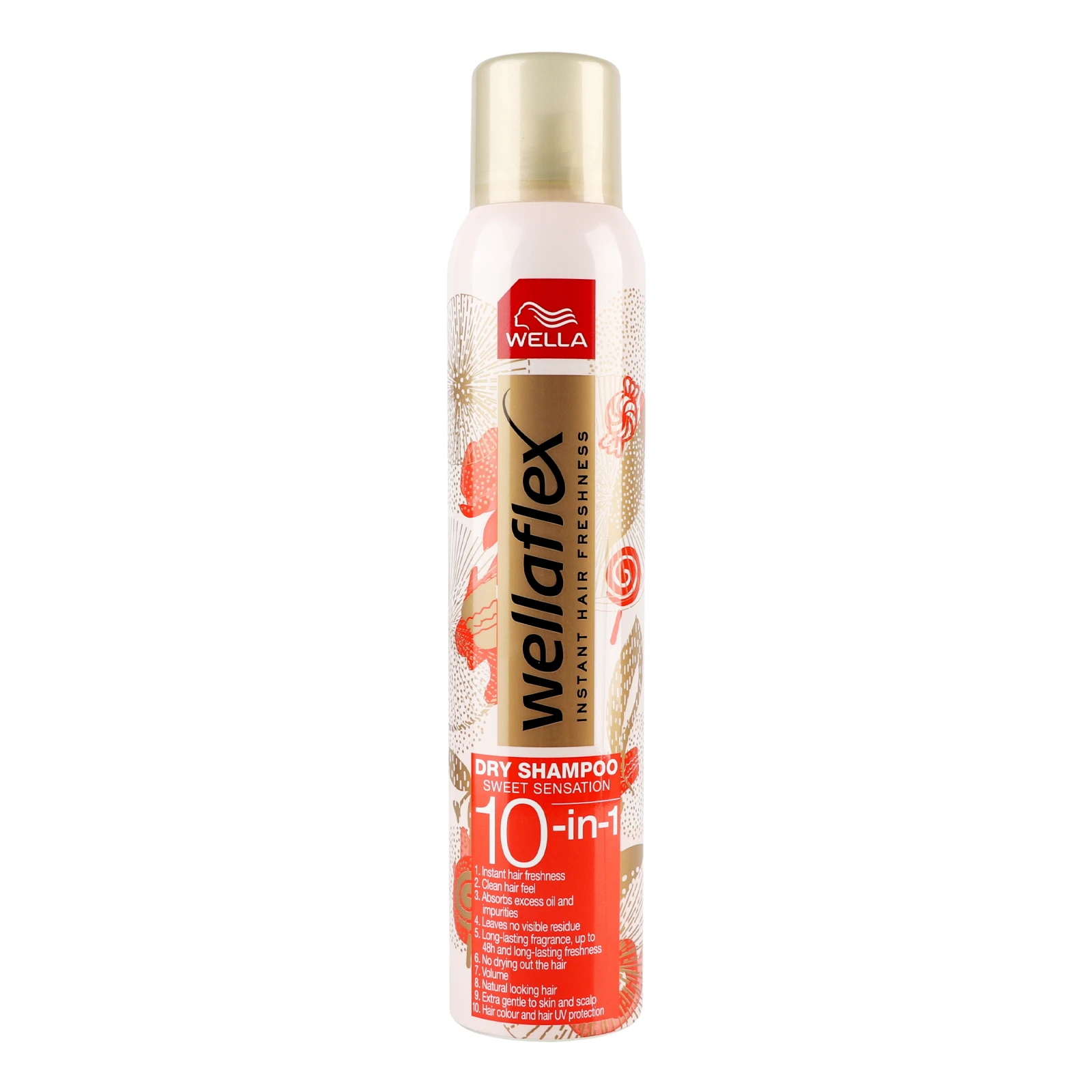 Шампунь сухий для волосся Wella Wellaflex Sweet Sensation 10в1 180мл Фото №:1