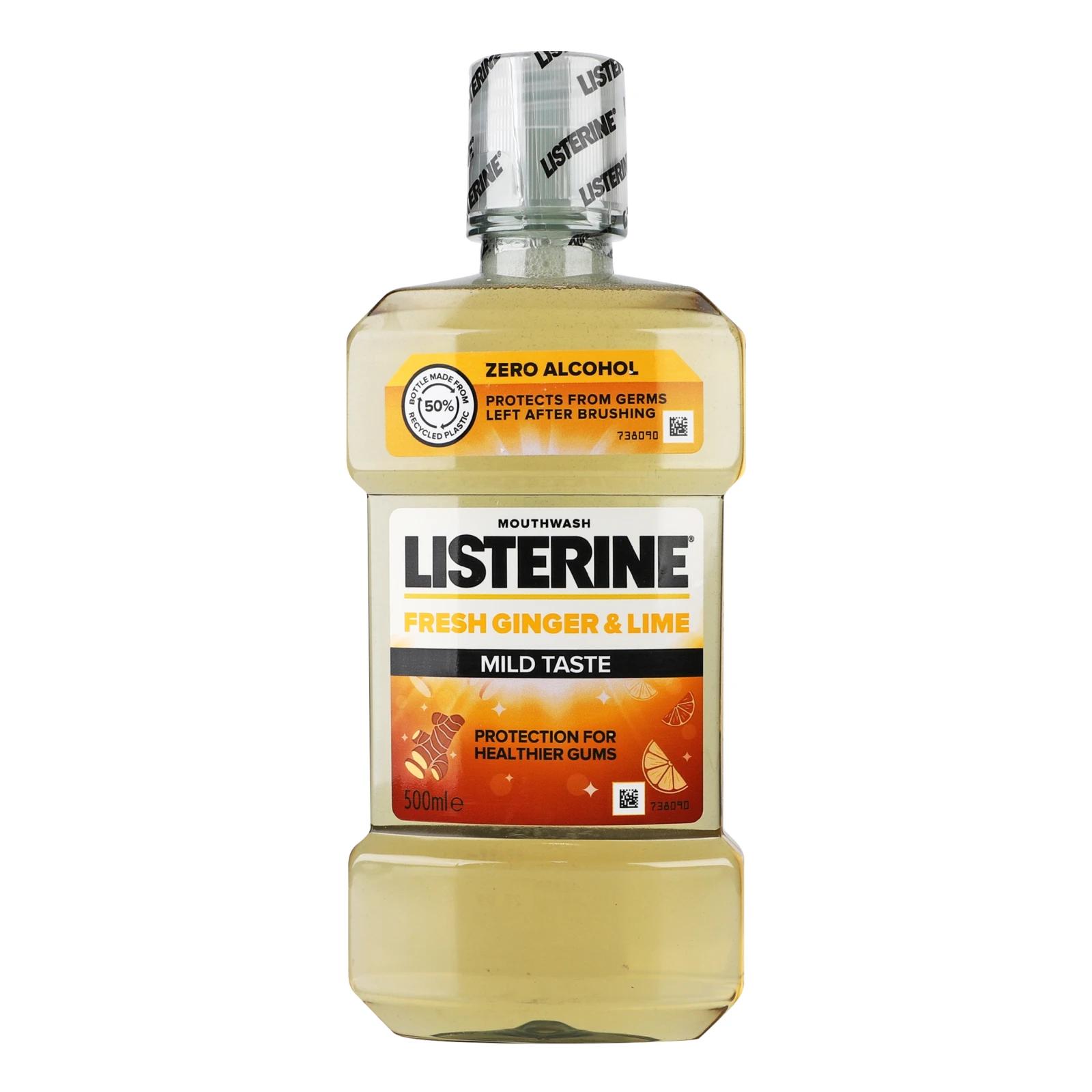 Ополіскувач для ротової порожнини Listerine Свіжість імбиру та лайма 500мл Фото навігації №:1
