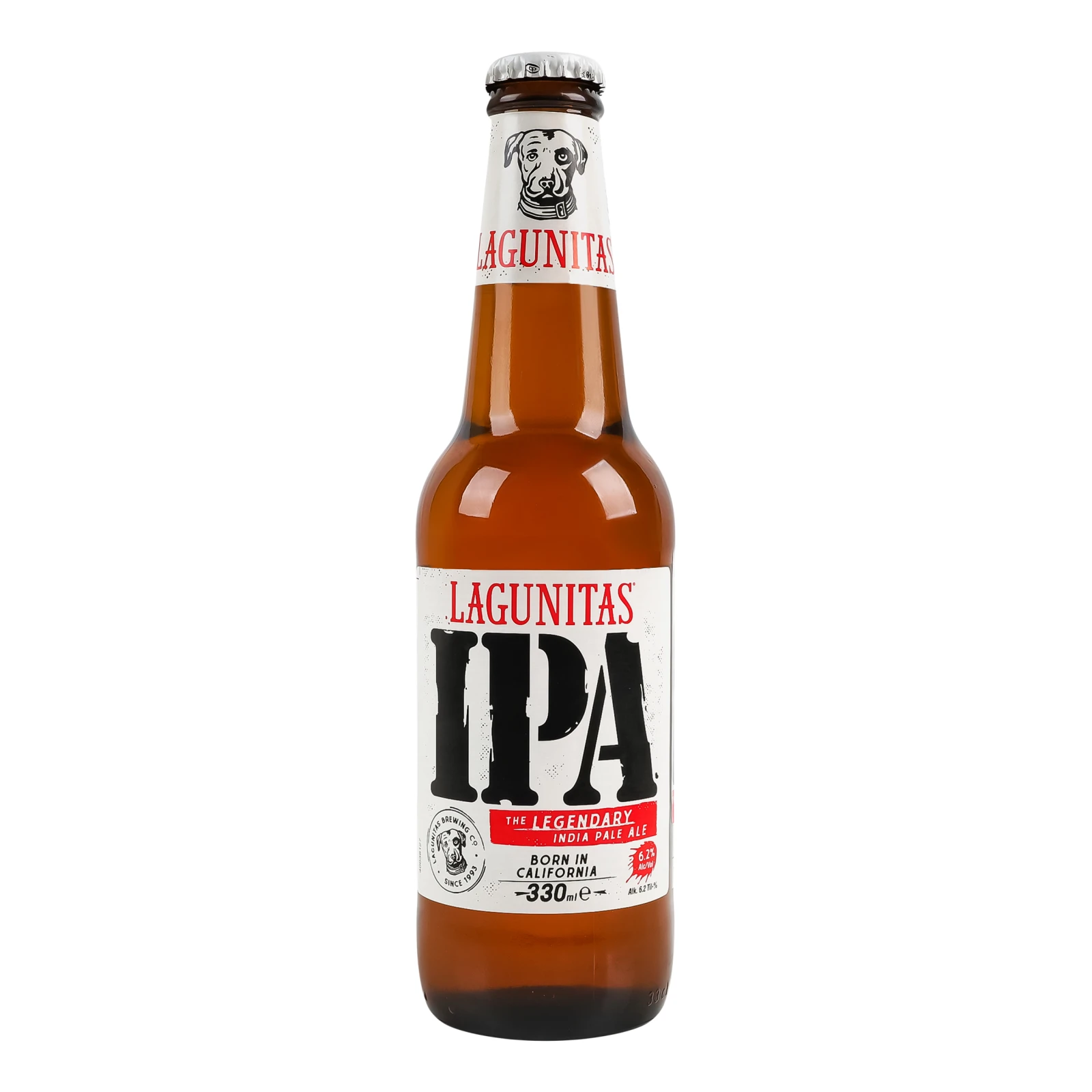 Пиво Lagunitas India pale ale світле пастеризоване 6.2% 0.33л Фото навігації №:1