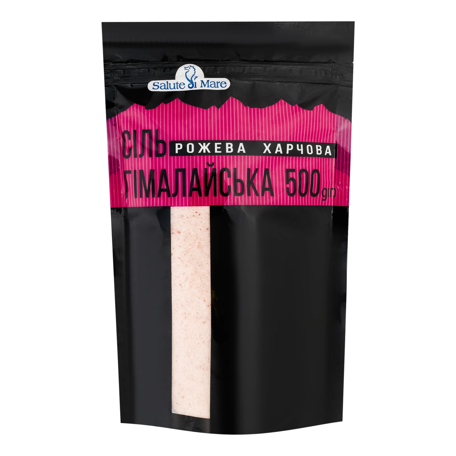 Сіль Salute di Mare Гімалайська рожева харчова помел №0 500г Фото №:1