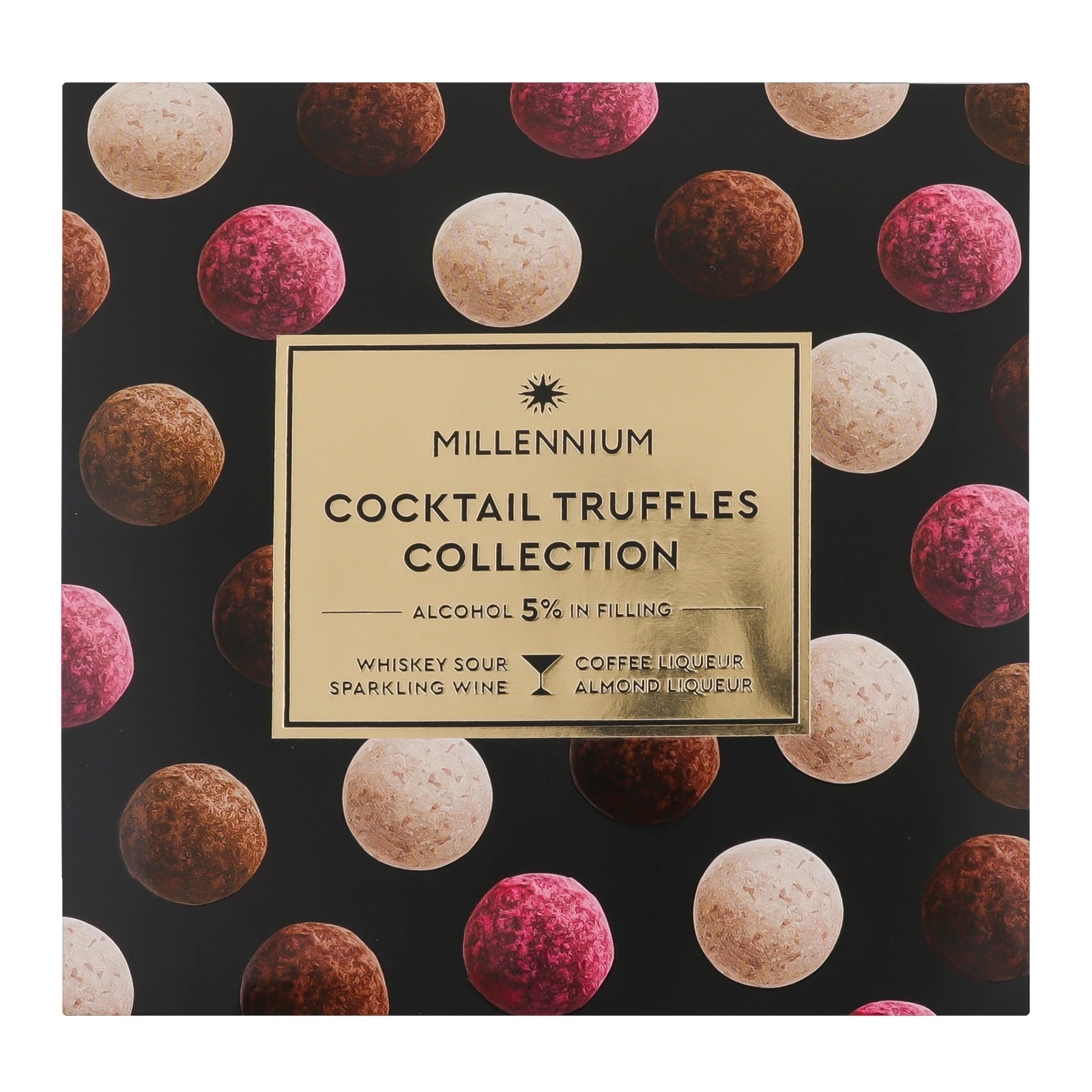 Цукерки Millennium Cocktail Truffles Collection 195г Фото навігації №:1