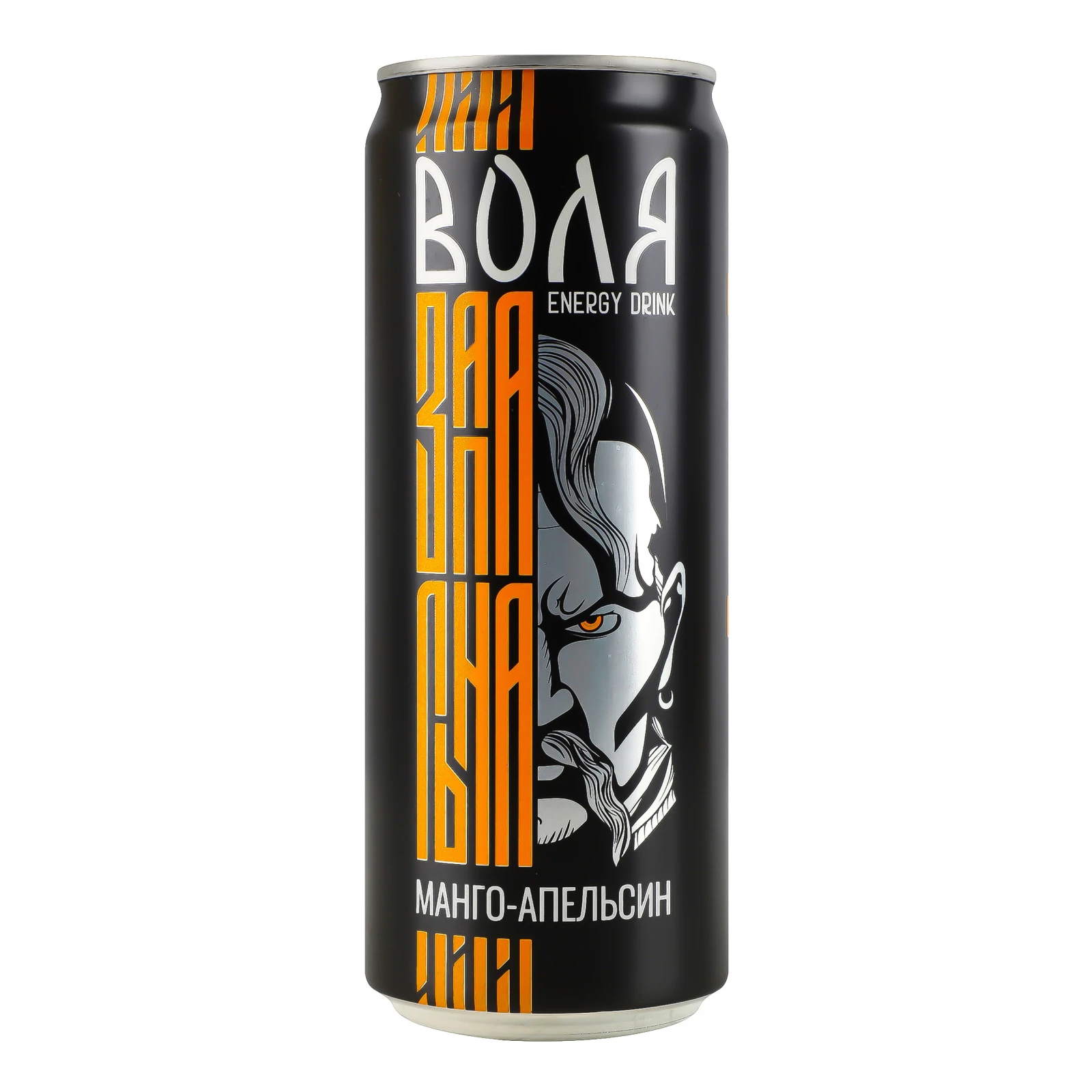 Напій енергетичний Моршинська Воля безалкогольний середньогазований пастеризований Манго-апельсин 0.33л Фото №:1