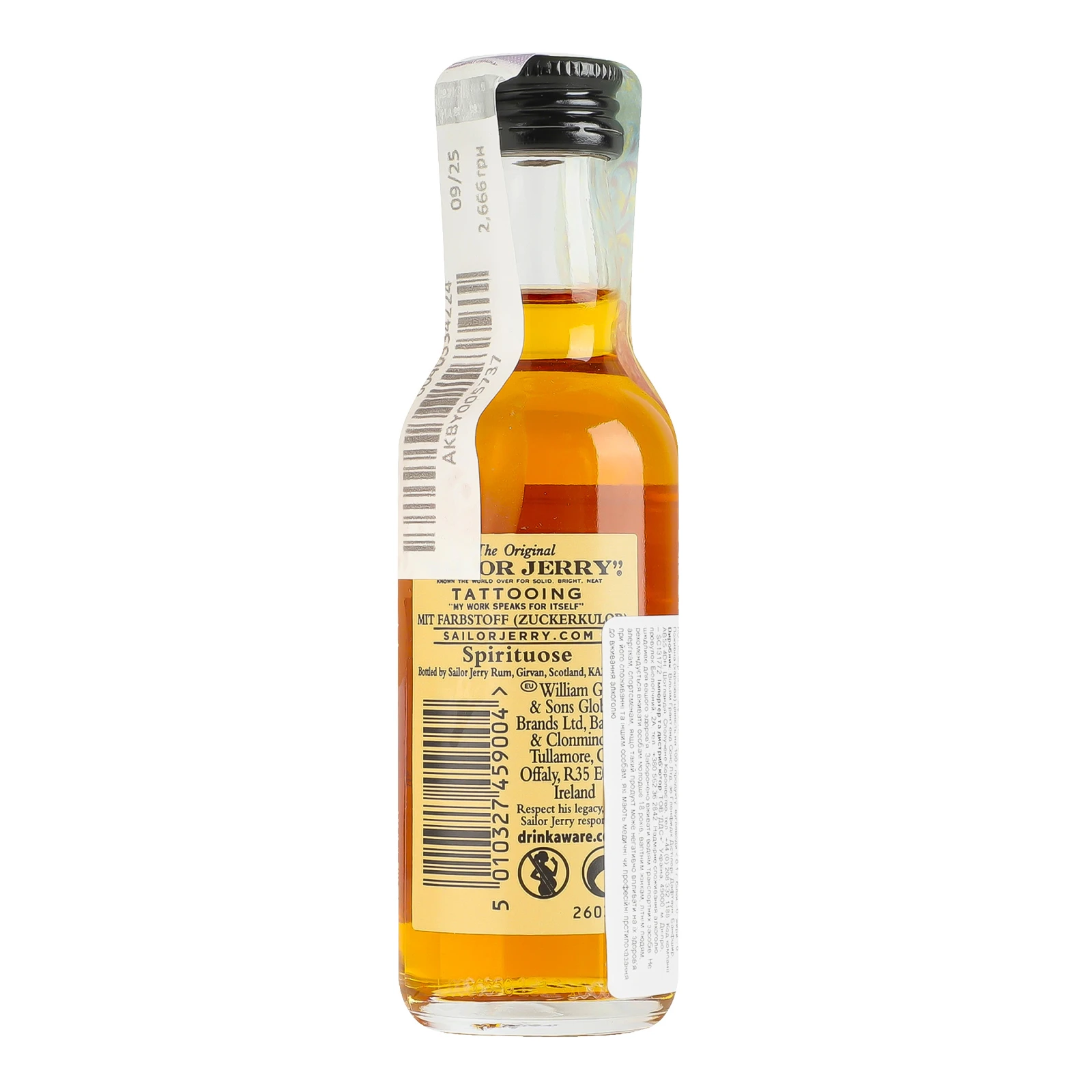Ром Sailor Jerry Spiced 40% 0.05л фото 2