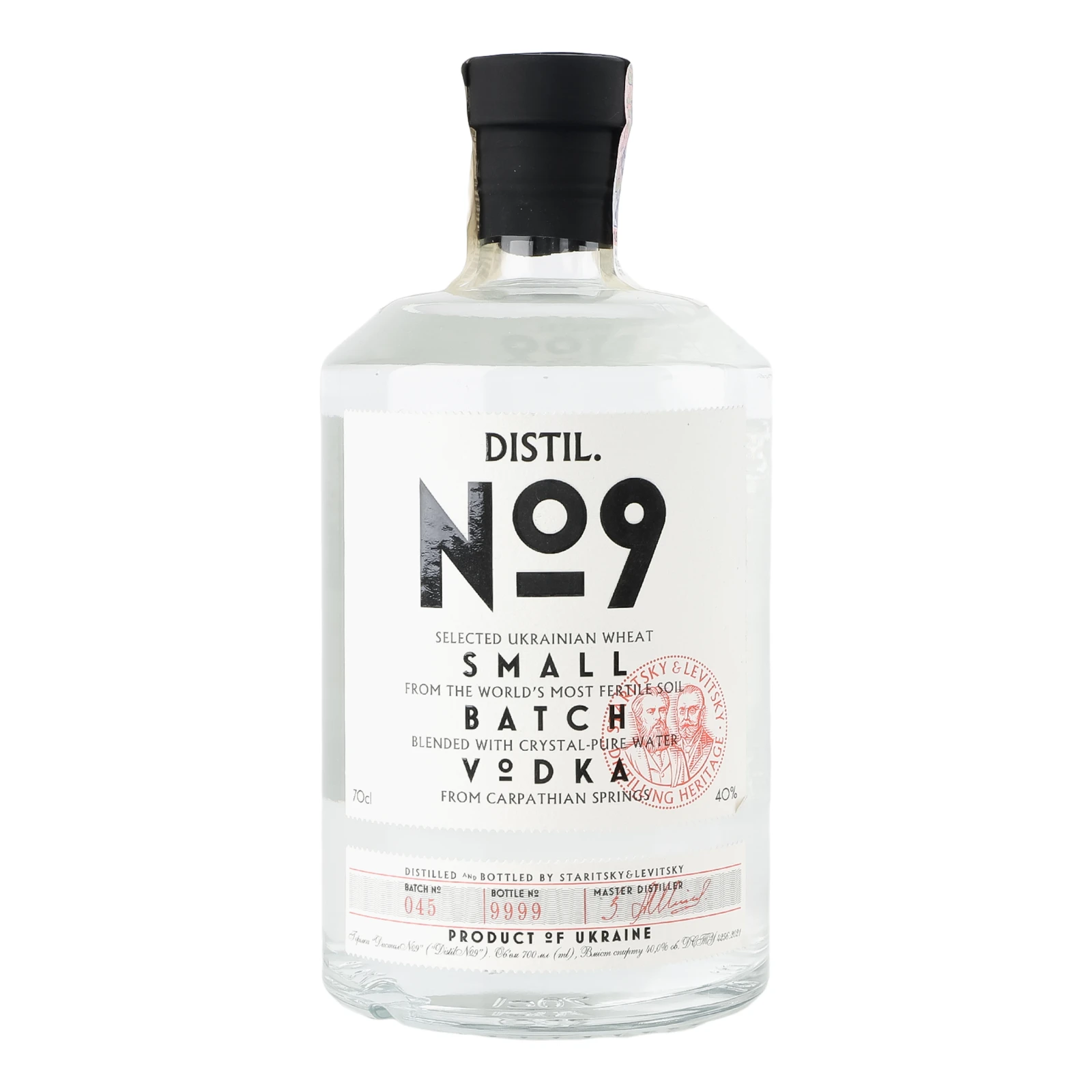 Горілка Distil. №9 40% 700мл Фото №:1