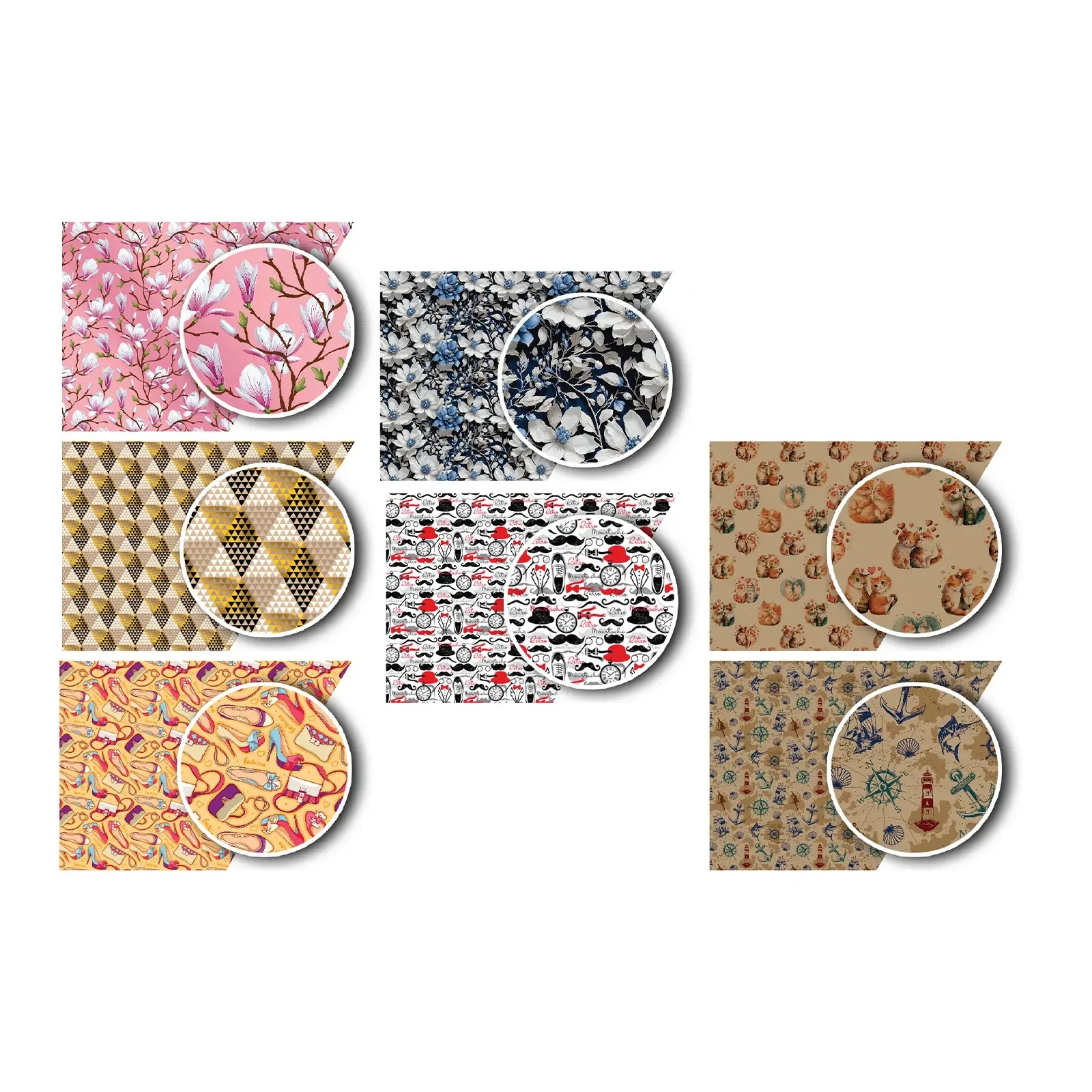 Папір пакувальний 70х100см Фото №:1