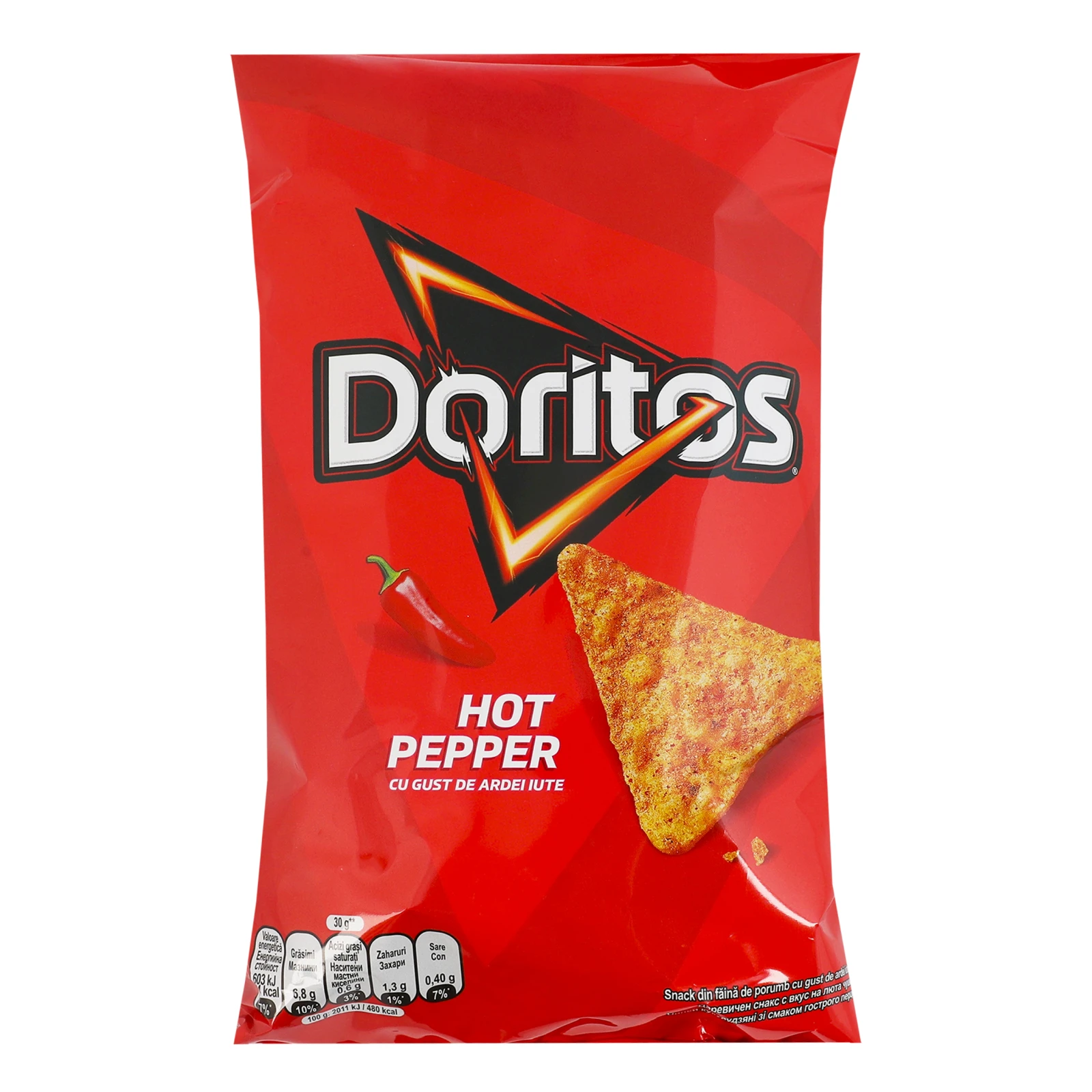 Чипси Doritos кукурудзяні зі смаком Гострого перцю 90г Фото №:1