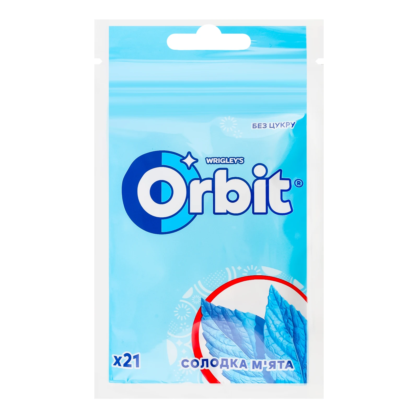 Гумка жувальна Orbit без цукру Солодка м'ята 29г Фото №:1