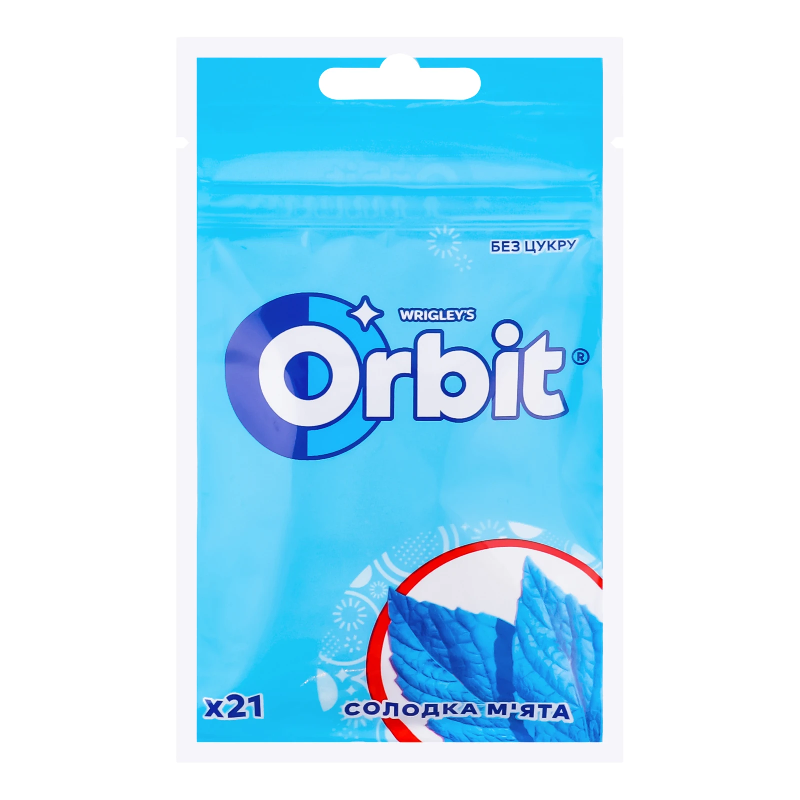 Гумка жувальна Orbit Солодка м'ята без цукру 29г Фото навігації №:1