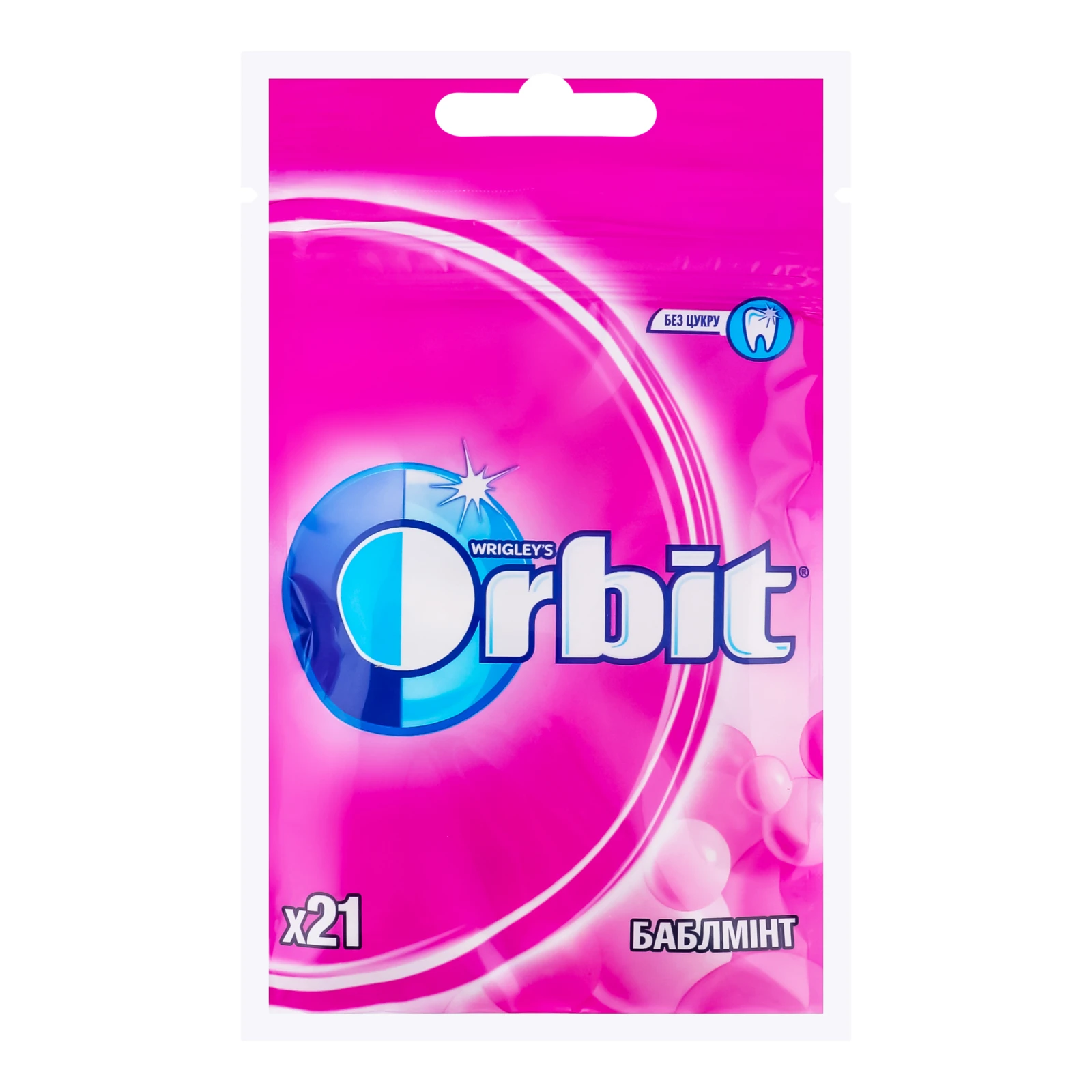 Гумка жувальна Orbit без цукру Баблмінт 29г Фото №:1