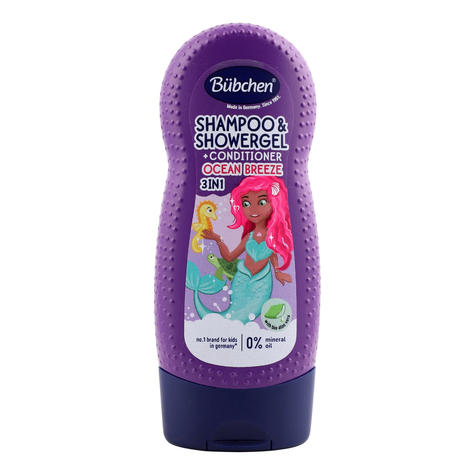 Шампунь-ополіскувач-гель для душу Bubchen Русалонька 3в1 для дітей від 3-х років 230мл Фото №:1