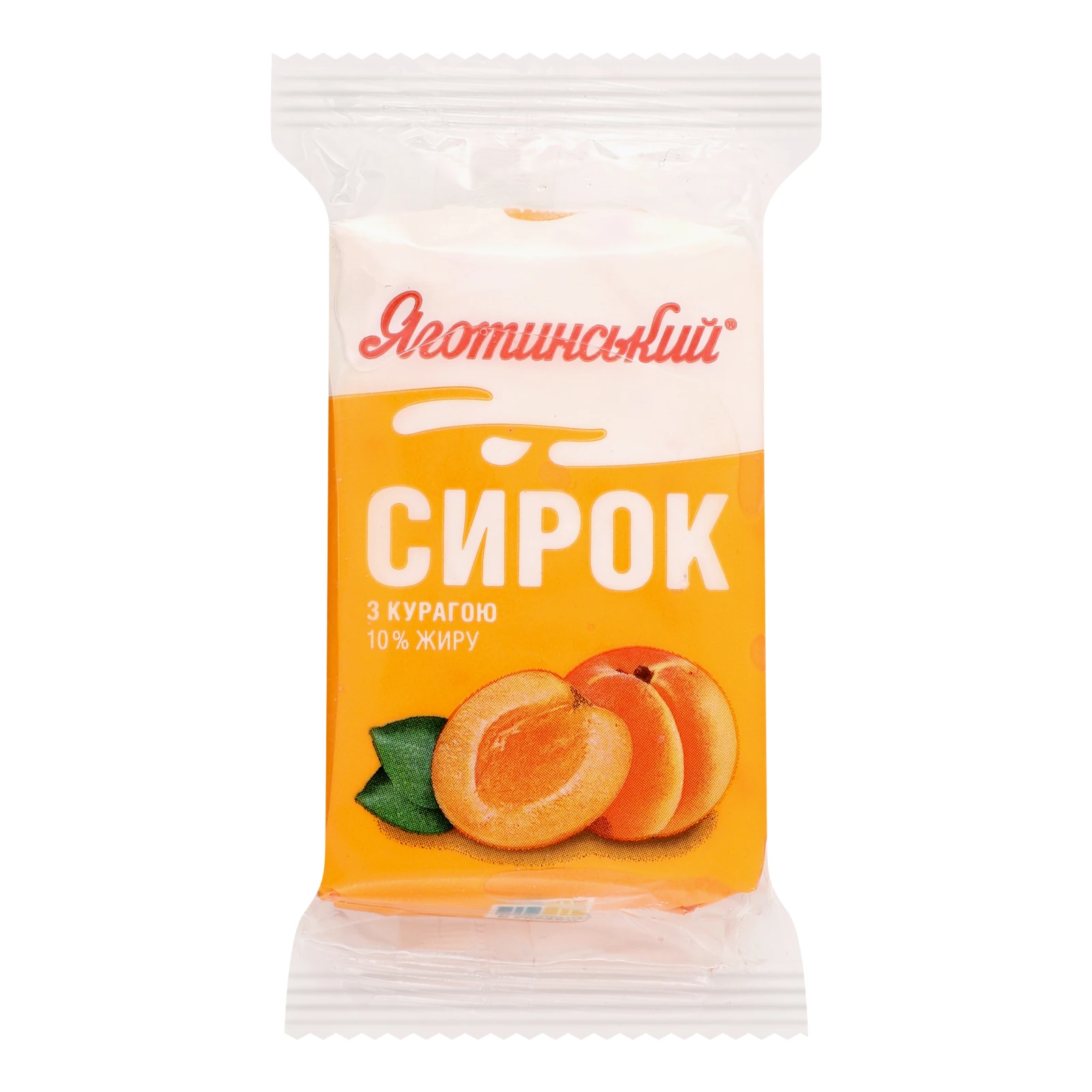 Сирок Яготинський солодкий з курагою 10% 90г