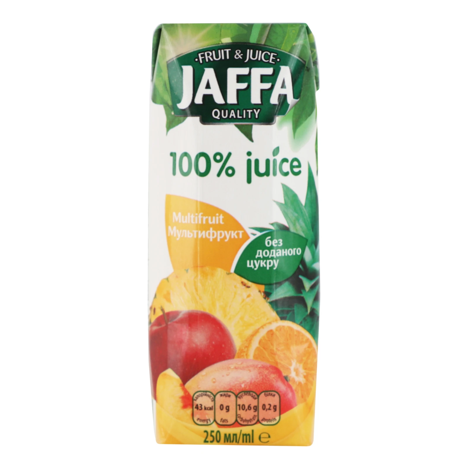 Сік Jaffa відновлений пастеризований Мультифрукт 250мл Фото №:1