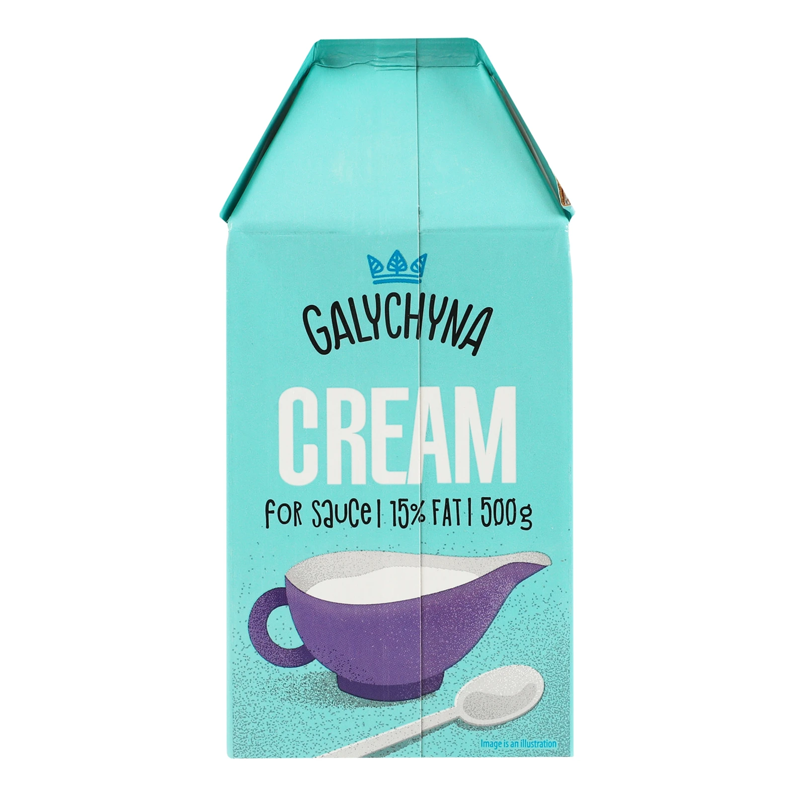 Вершки Galychyna для соусу ультрапастеризовані 15% 500г Фото №:2