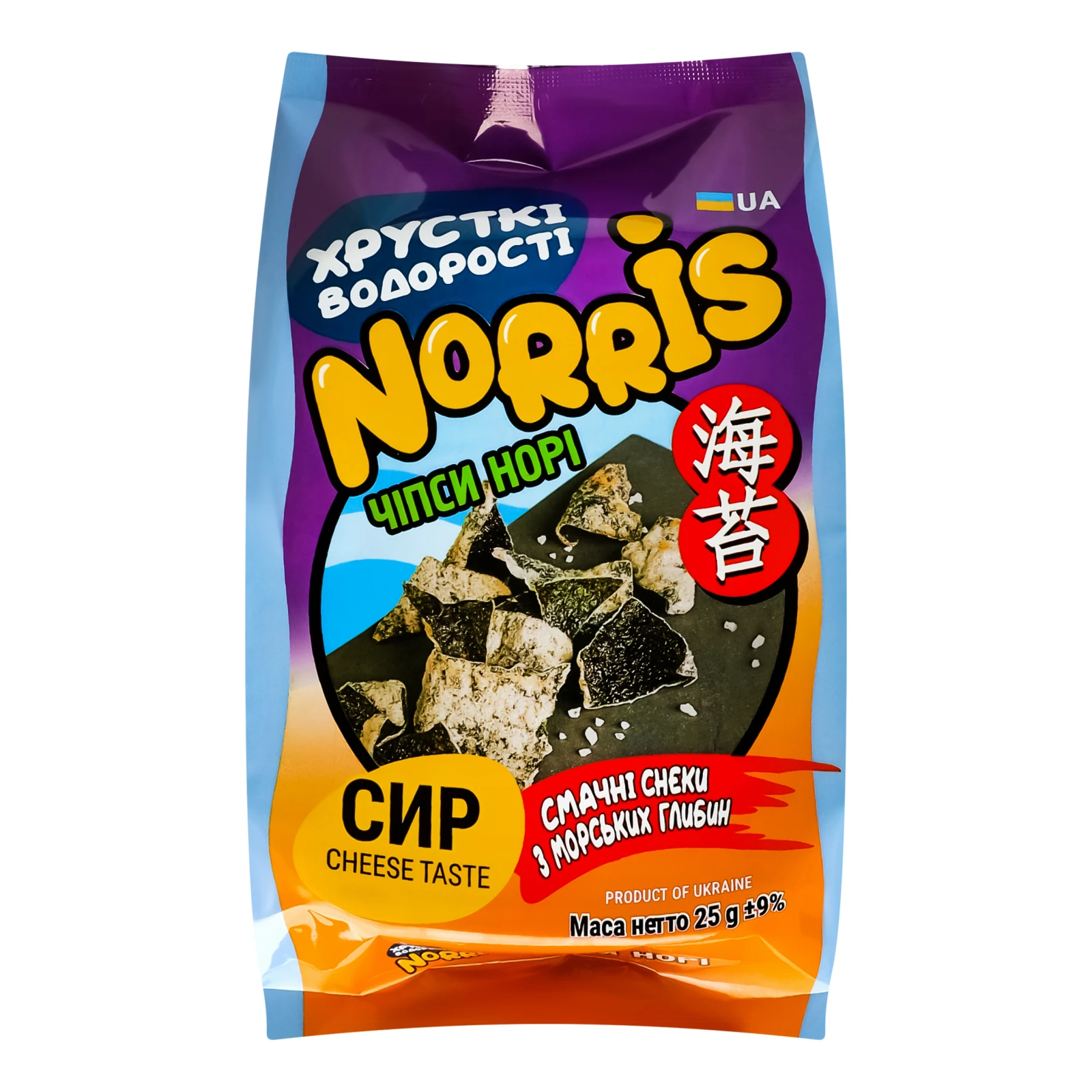 Чипси Norris норі з сиром 25г Фото навігації №:1