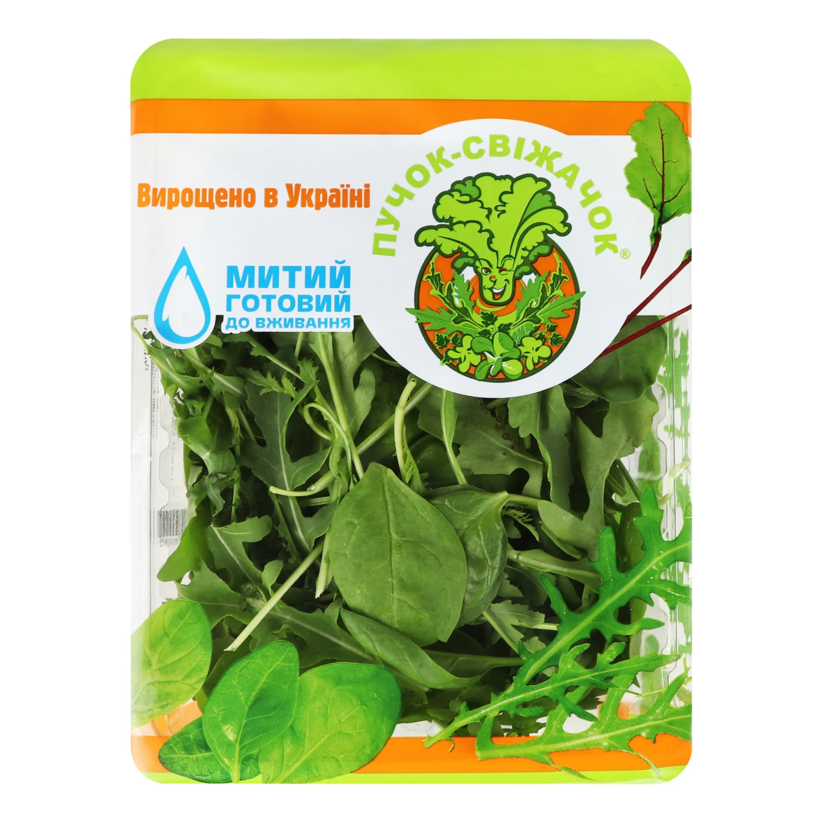 Салат Пучок-Свіжачок Рукола-шпинат 75г Фото №:1