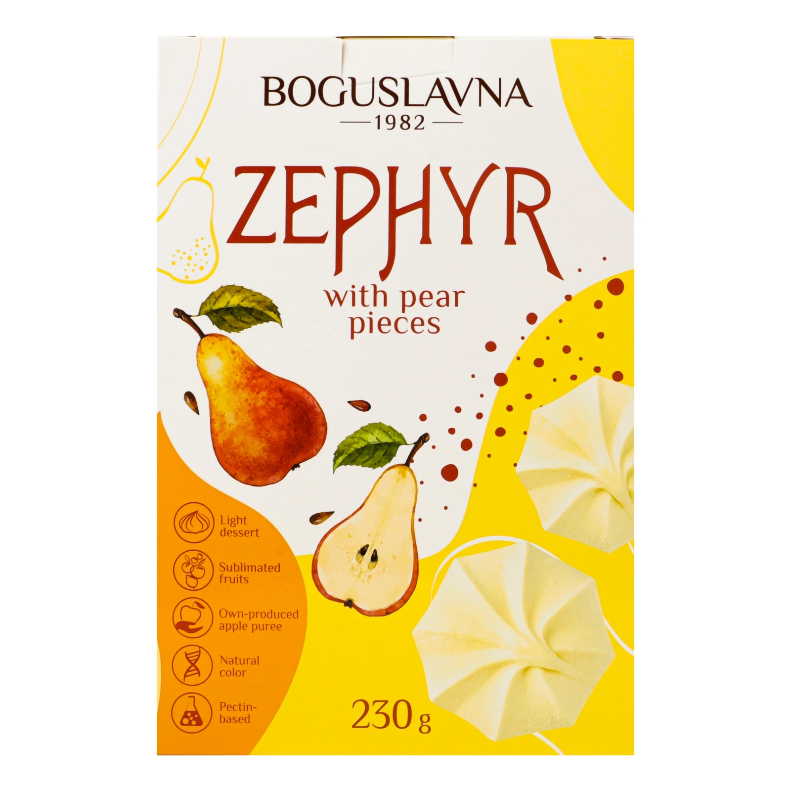 Зефір Богуславна зі шматочками груші 230г Фото №:2