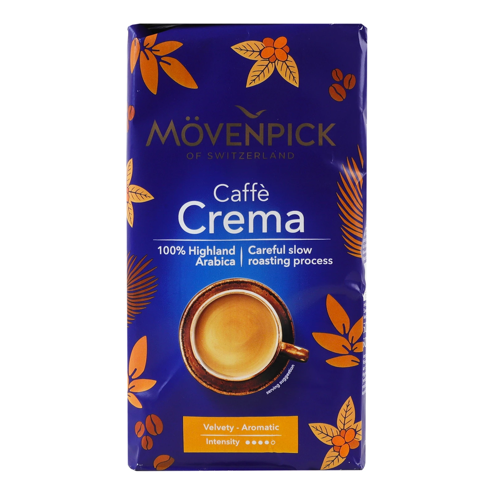 Кава Movenpick Caffe Crema натуральна смажена мелена 500г Фото навігації №:1