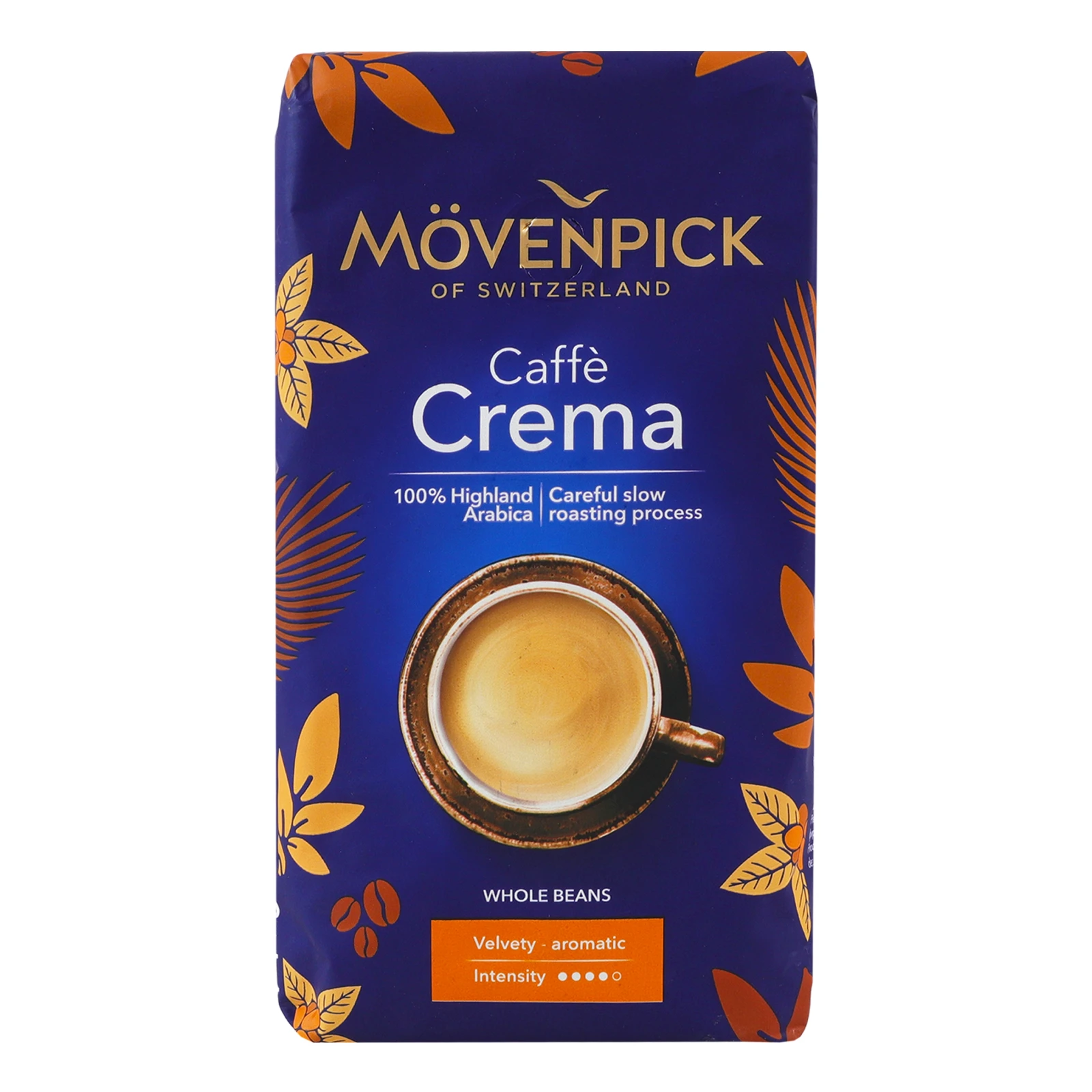 Кава Movenpick Caffe Crema натуральна смажена в зернах 500г Фото навігації №:1