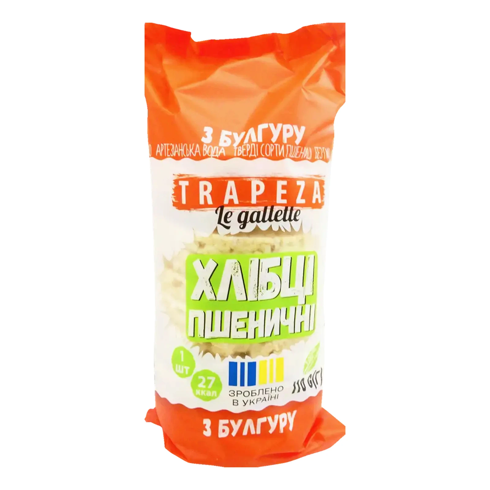 Хлібці Trapeza галети з булгуру 110г Фото №:1