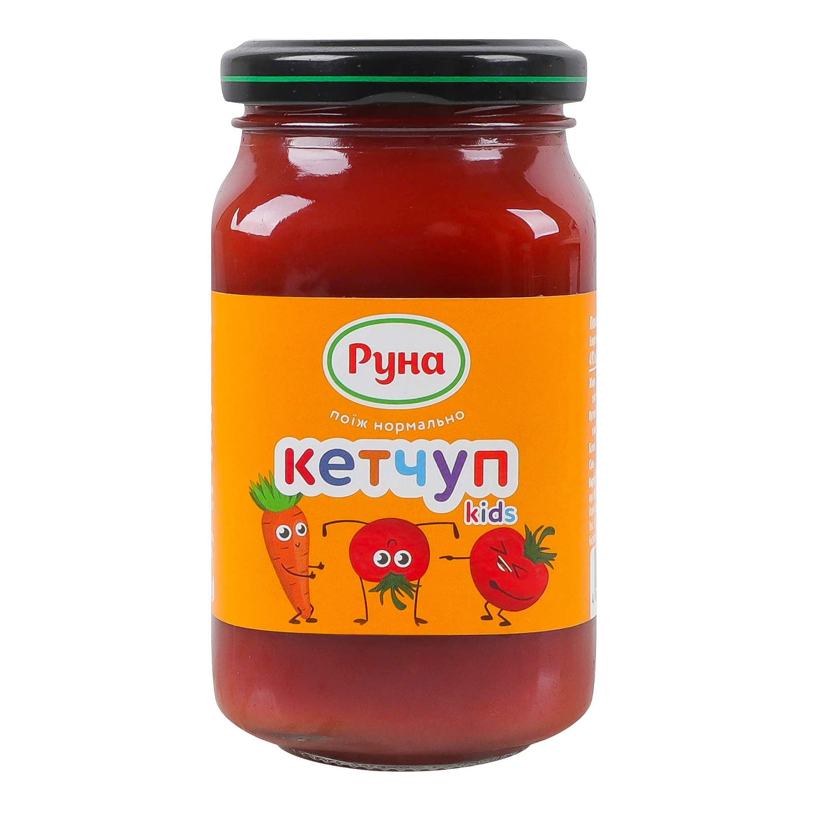Кетчуп Руна Ніжний для дітей від 3-х років 230г Фото №:1