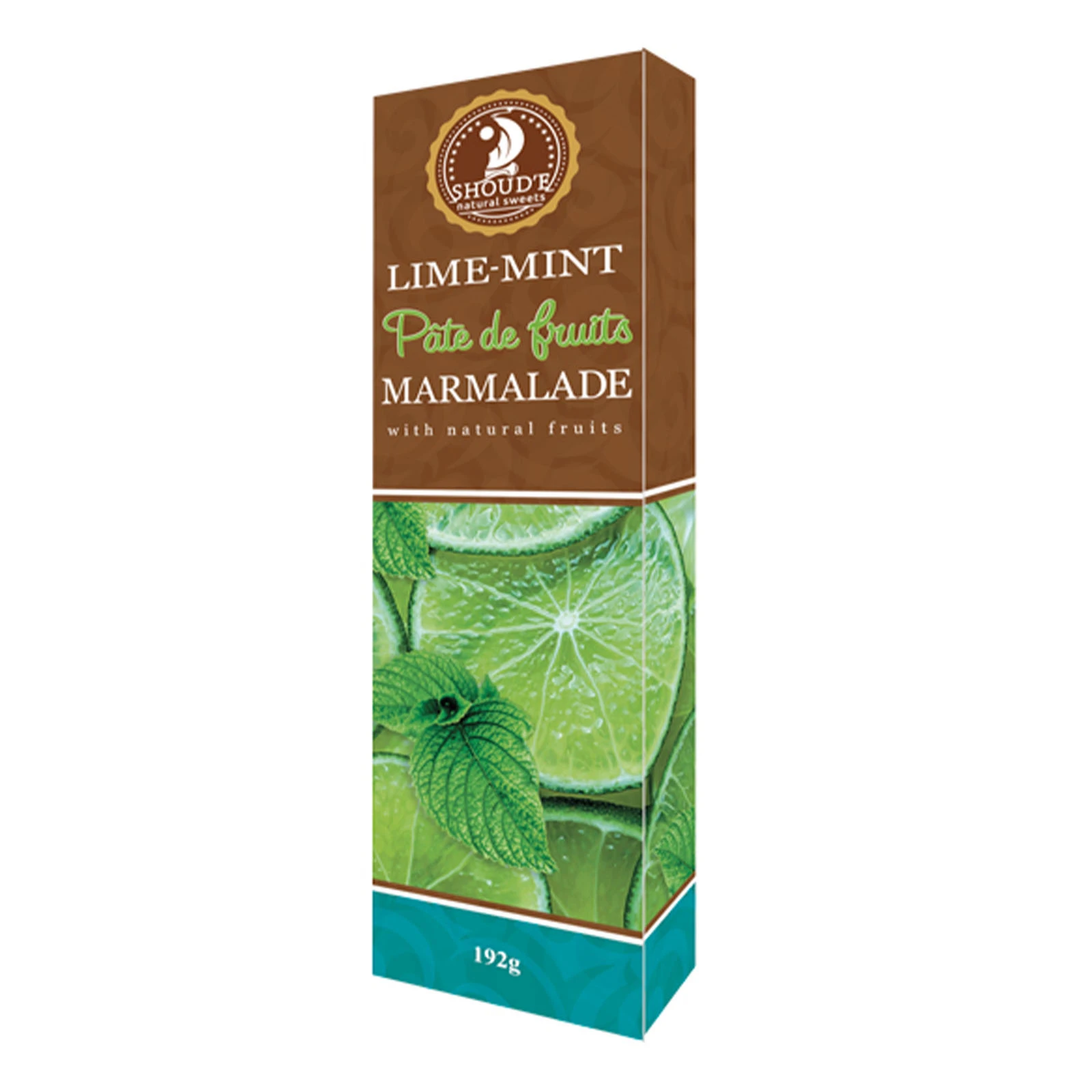 Мармелад Shoud`e 192г Pate de fruits лайм-м`ята Фото №:1