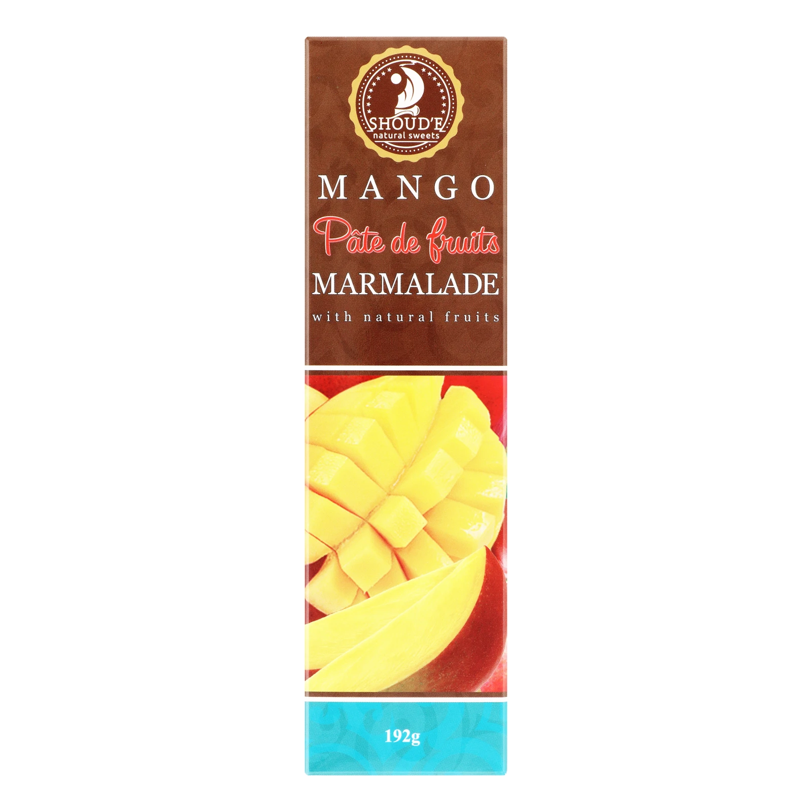 Мармелад Shoud'e Pate de fruits Манго 192г Фото №:1