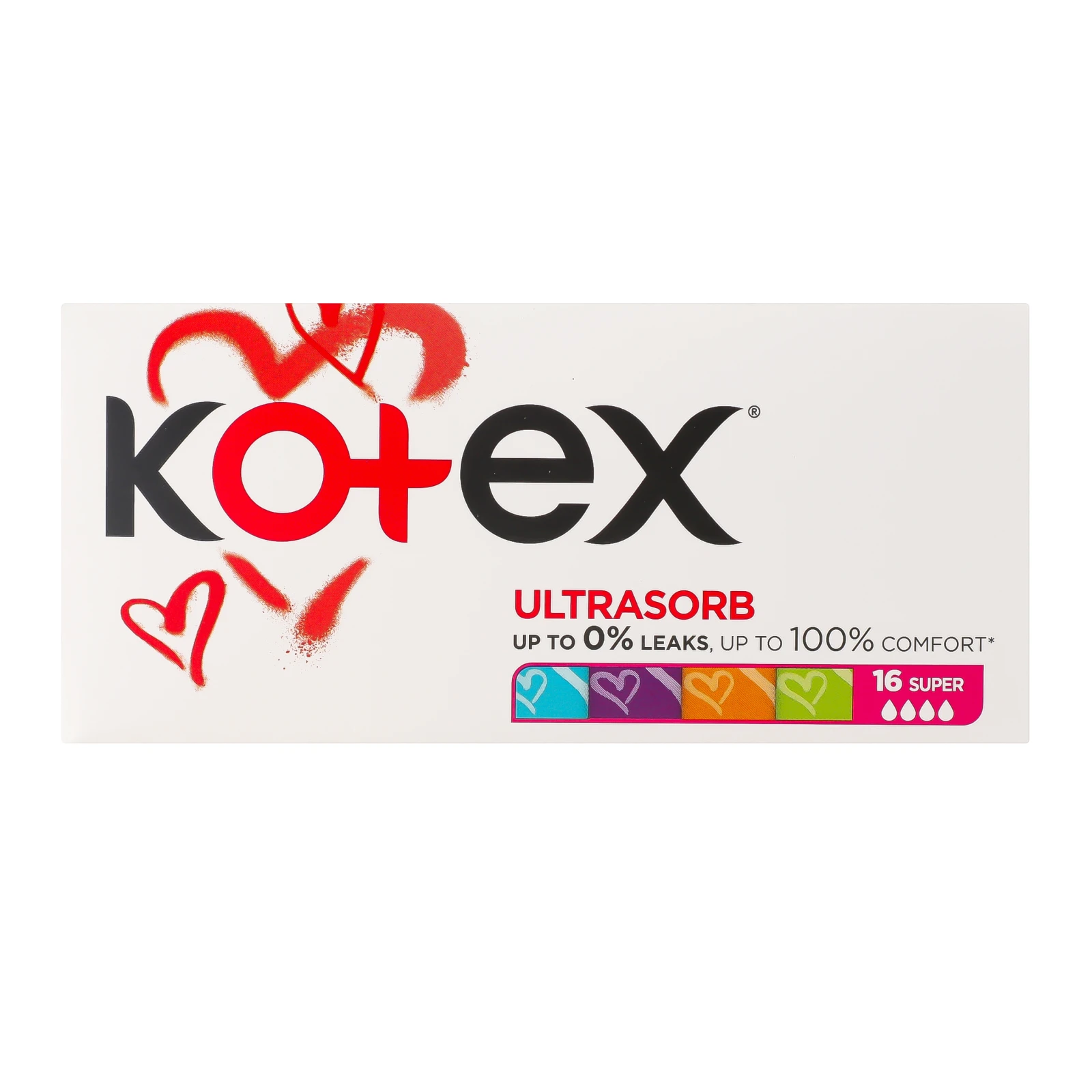 *Тампони Kotex 16шт Ultra Sorb Silky Cover super Фото №:1
