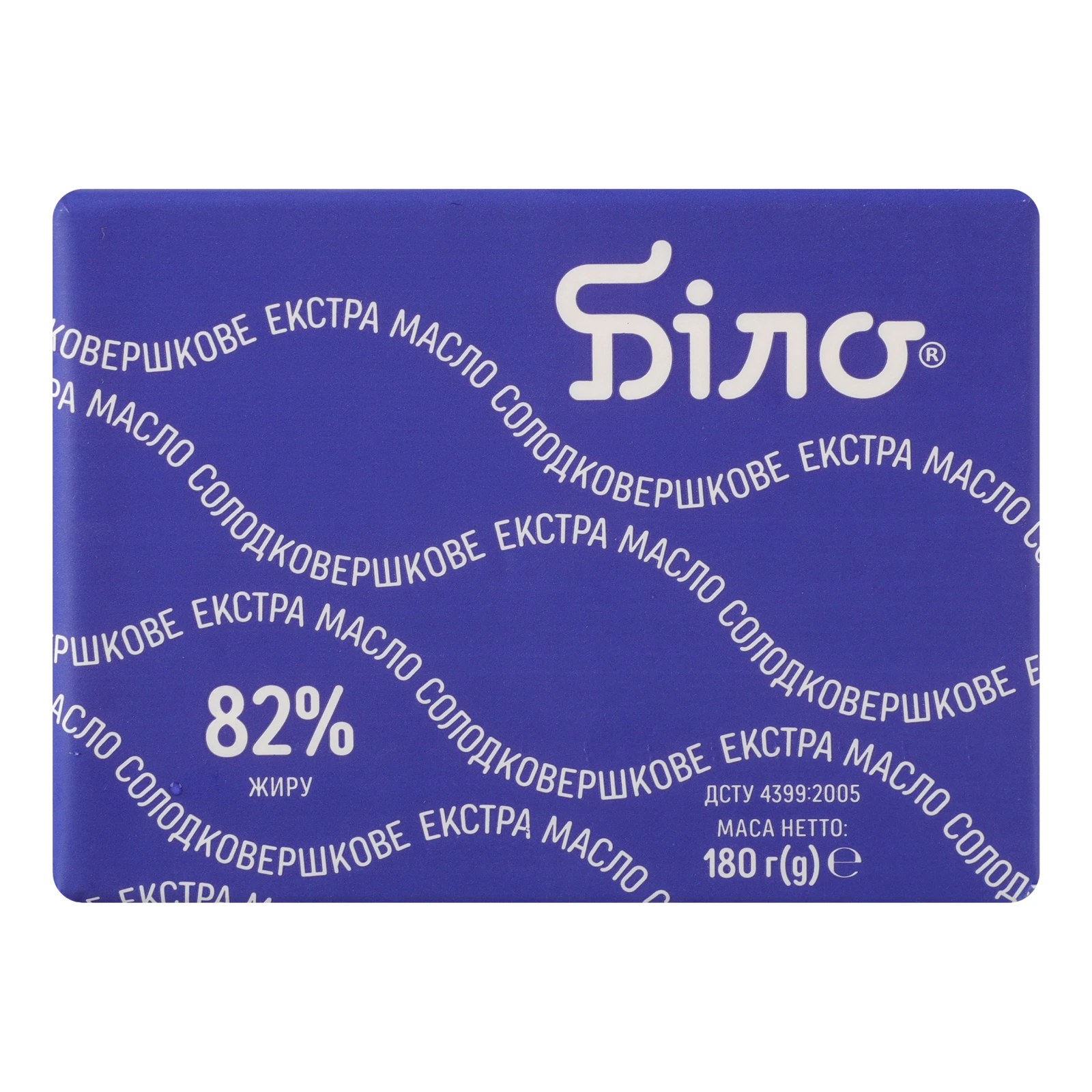 Масло Біло Екстра солодковершкове 82% 180г Фото №:1