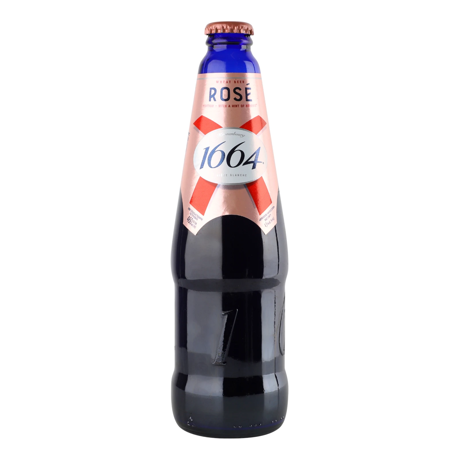 Пиво Kronenbourg 1664 Rose Edition спеціальне пшеничне пастеризоване 4.5% 0.46л Фото №:1