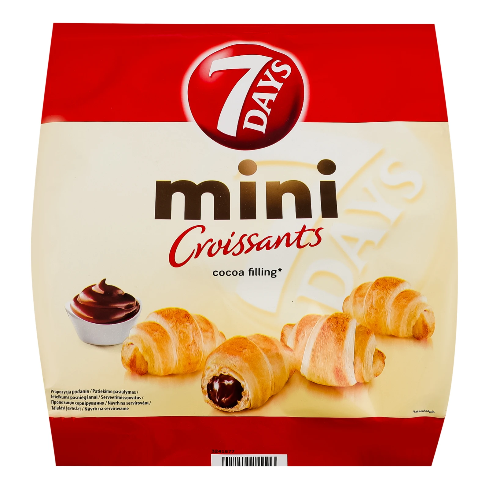 Круасани 7 Days Mini з какао начинкою 185г Фото №:1