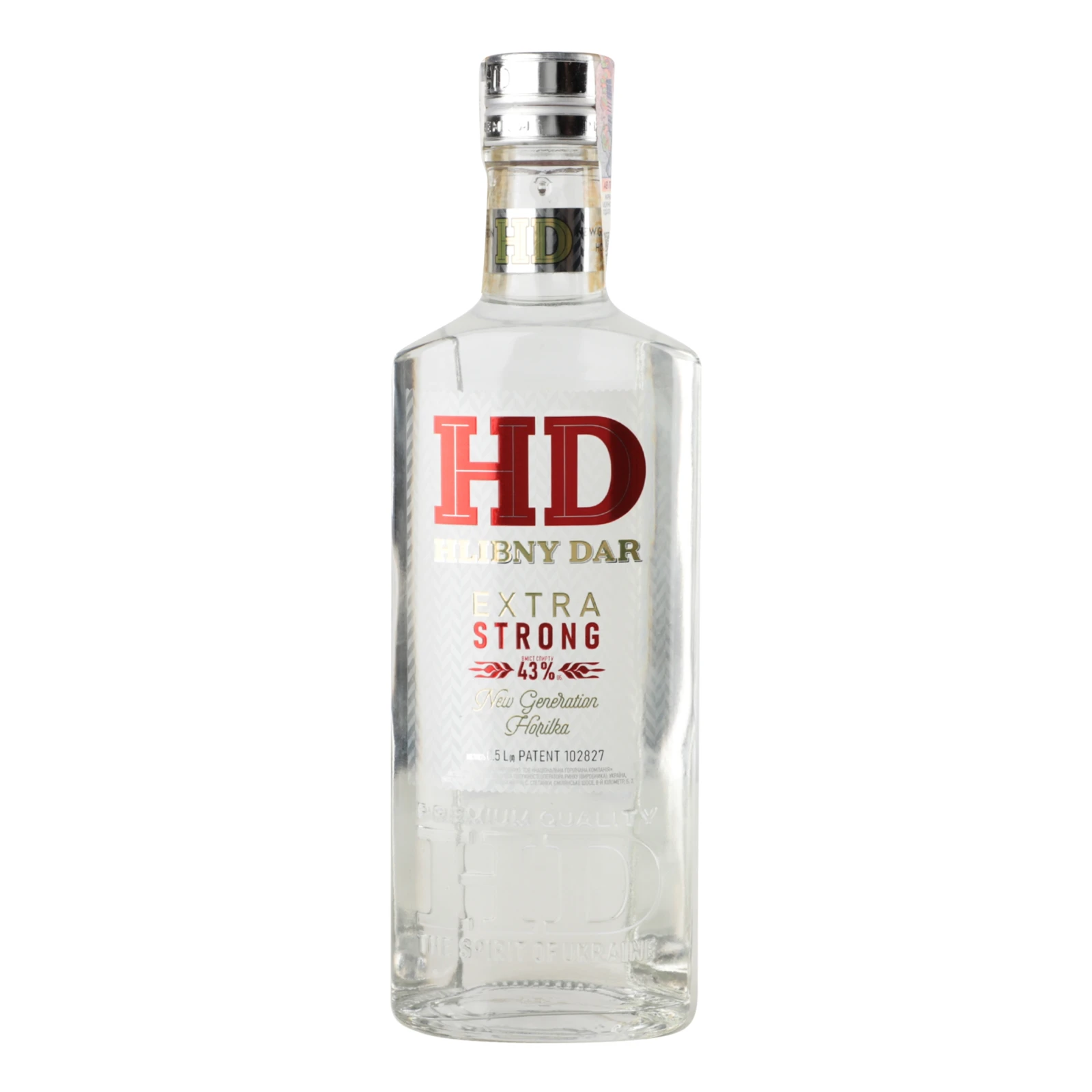 Горілка Hlibny Dar Extra Strong 43% 0.5л Фото №:1