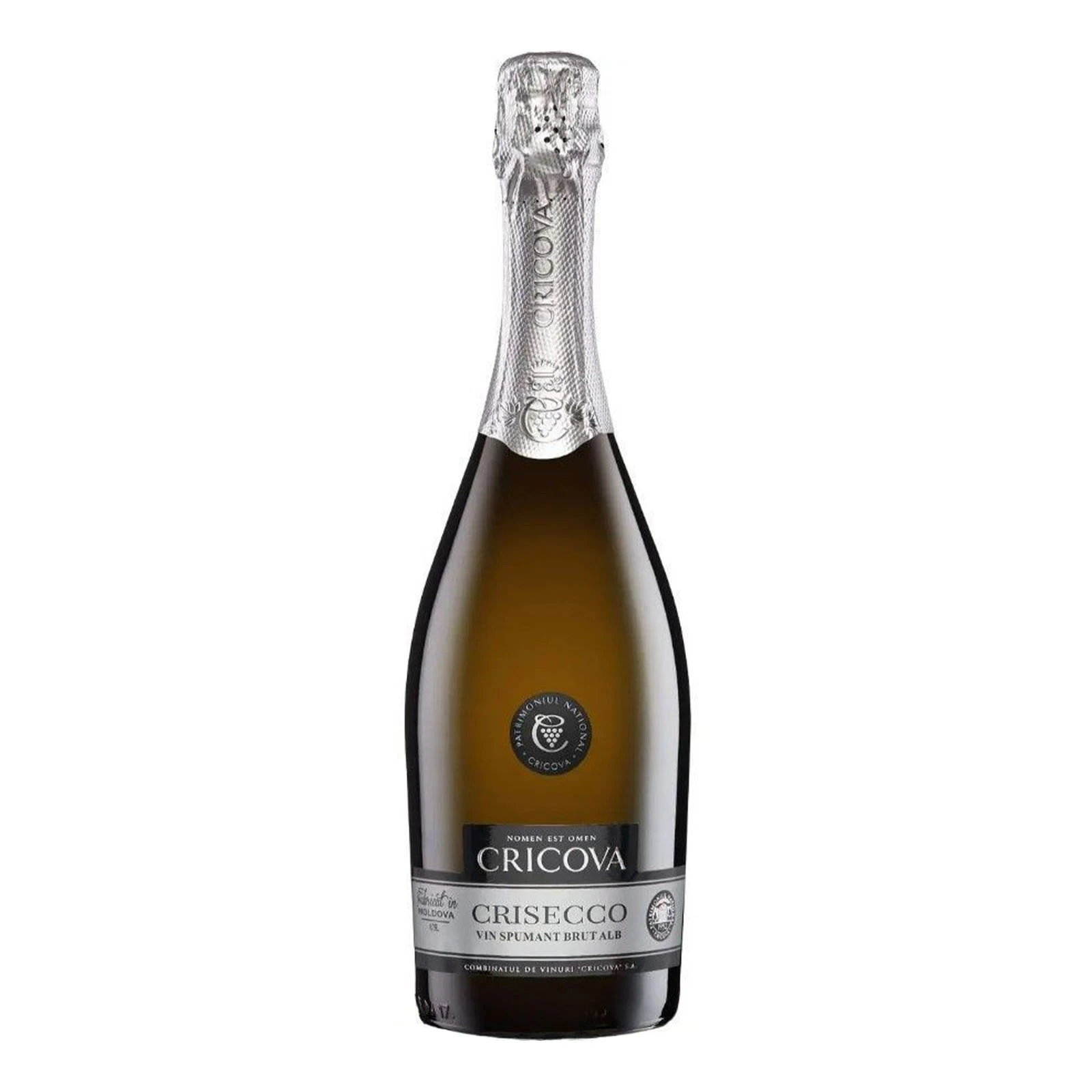 Вино ігристе Cricova 0,75л 12,5% Crisecco біле брют Фото №:1