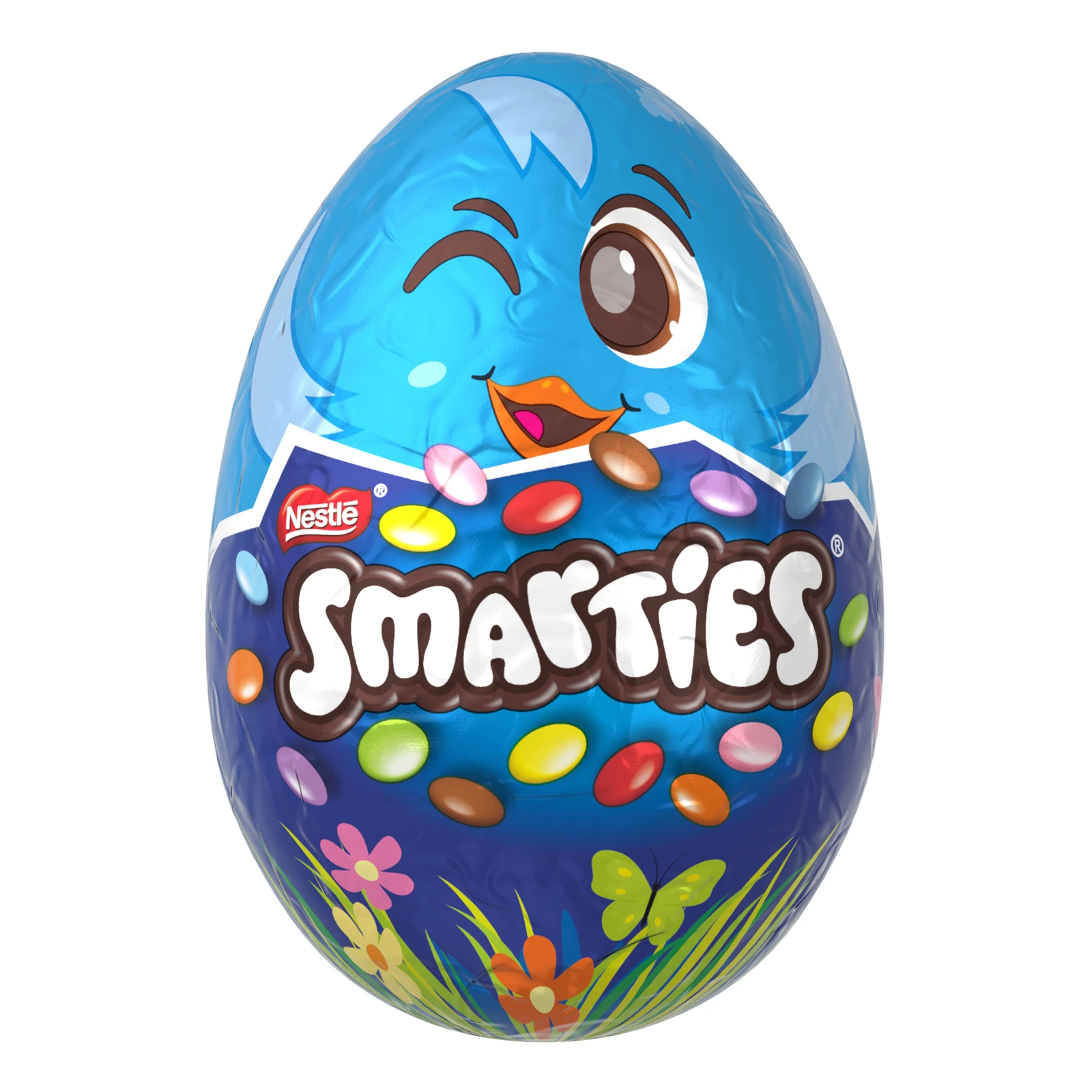 Фігура з молочного шоколаду Smarties Яйце наповнена драже з шоколаду вкритого хрумкою цукровою глазур'ю 40г Фото №:1