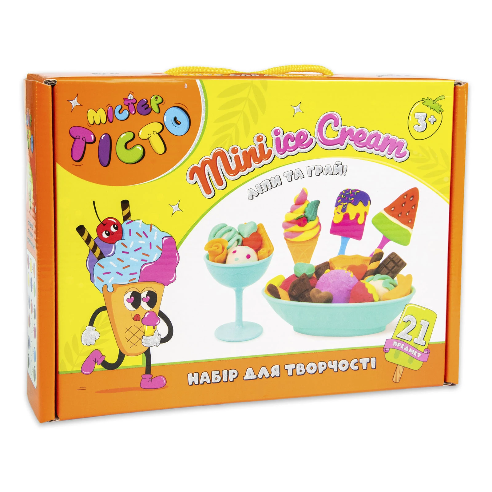 Набір для творчості Strateg Містер тісто Mini ice Cream 41010 Фото навігації №:1