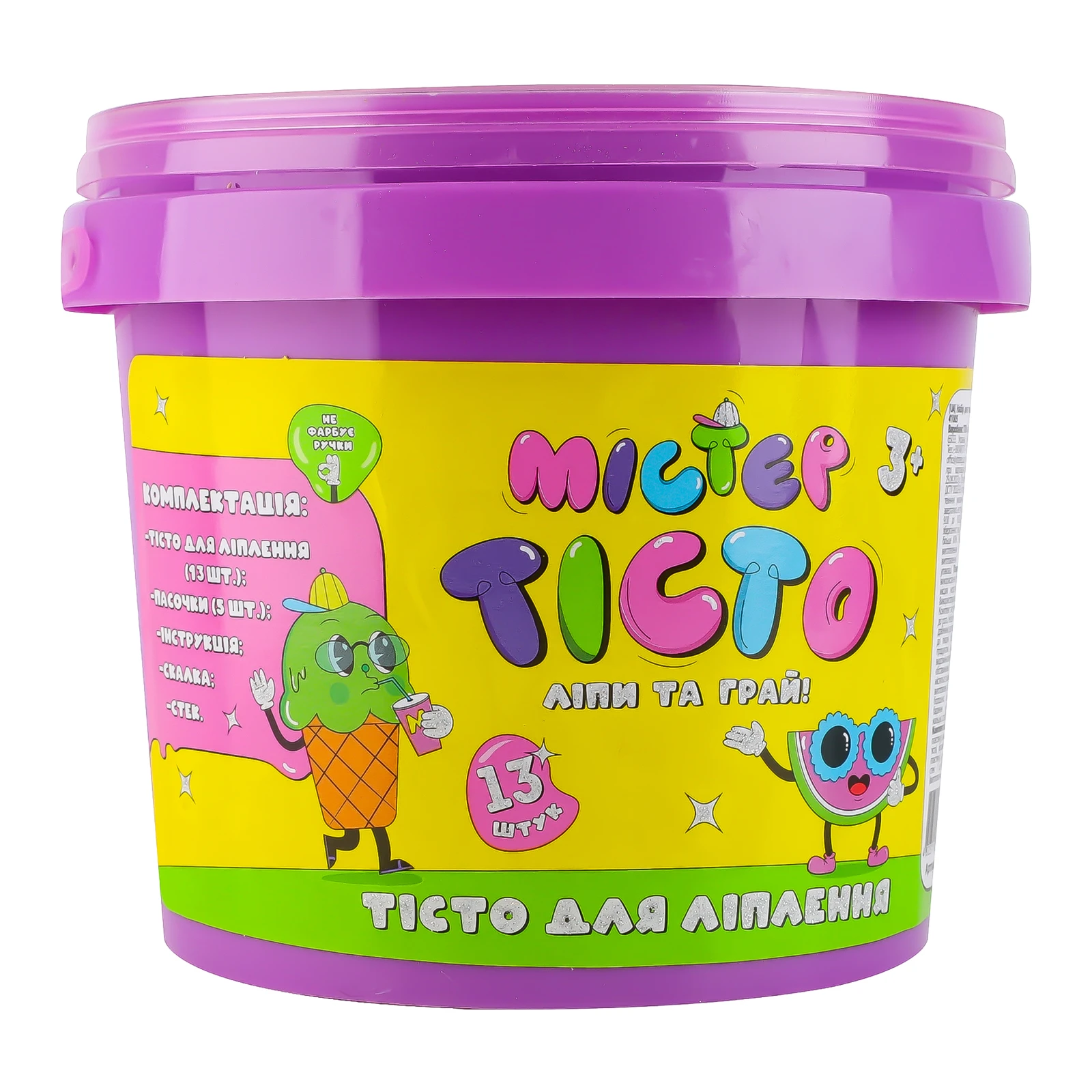 Набір для творчості Strateg Містер Тісто №41005 для дітей від 3-х років 1шт Фото №:1