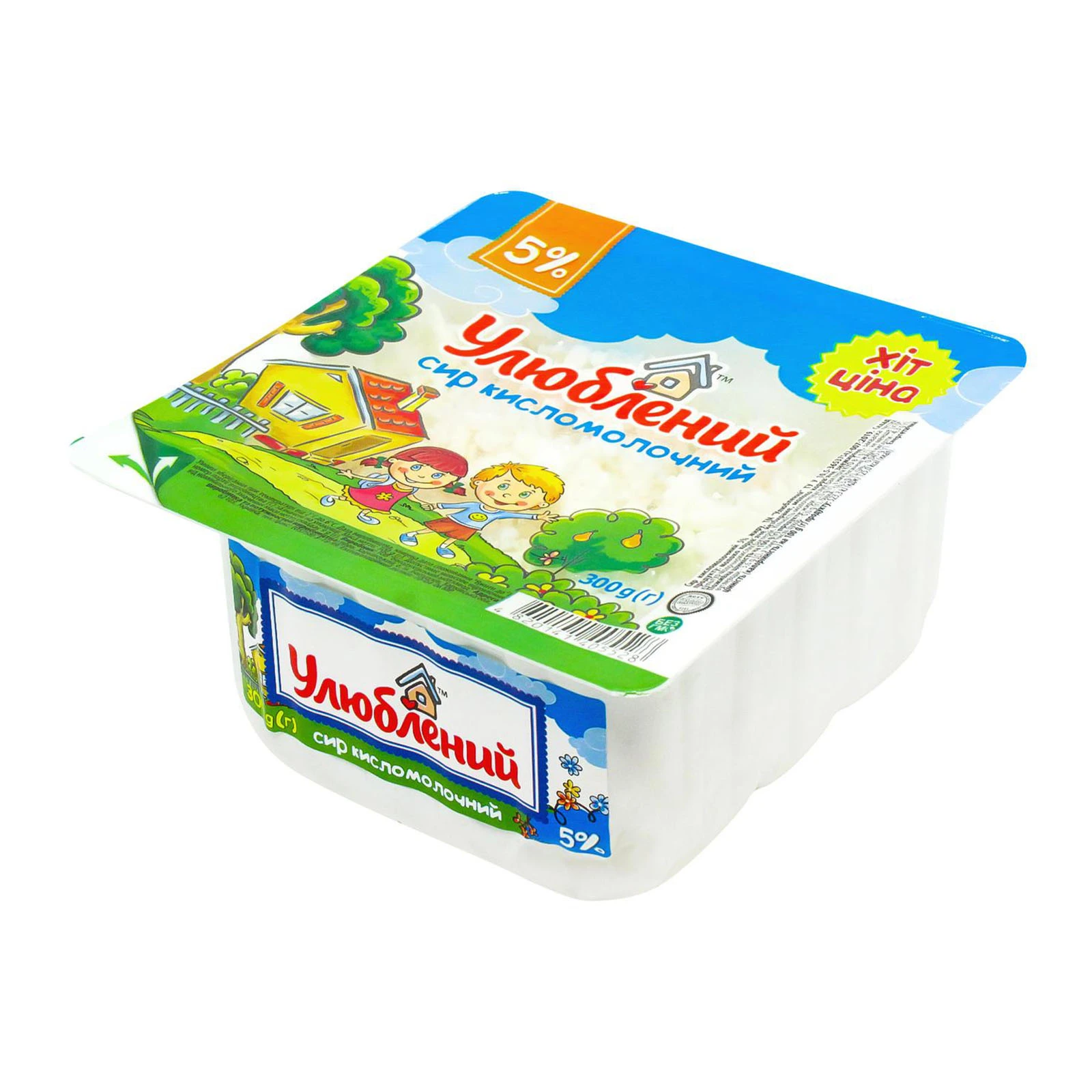 Сир кисломолочний Улюблений 5% 300г Фото №:2