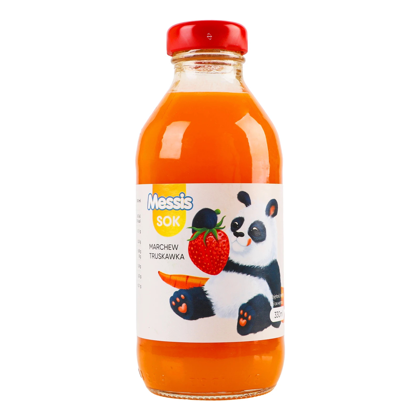 Сік Messis 0,33л Панда полуниця+морква ск/пляш Фото №:1