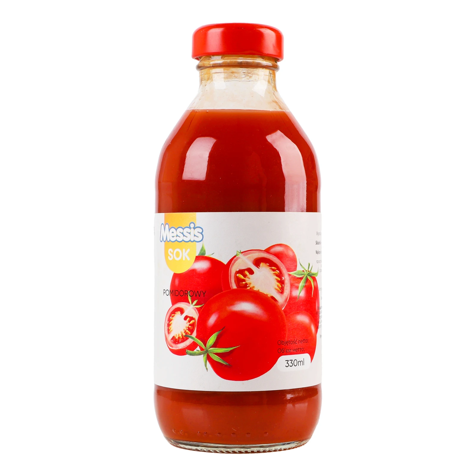 Сік Messis пастеризований томатний 330мл Фото №:1