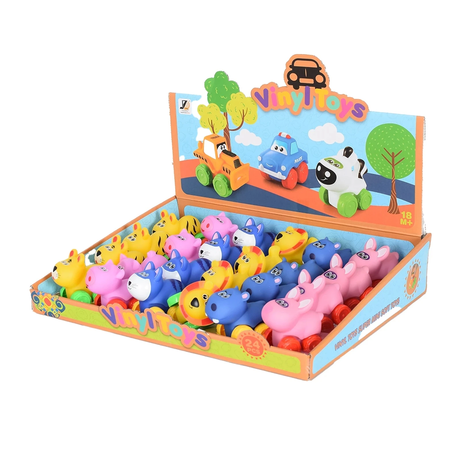 Іграшка Vinyl Toys тварина на колесах JZD-046 36*7.5*29см Фото №:1