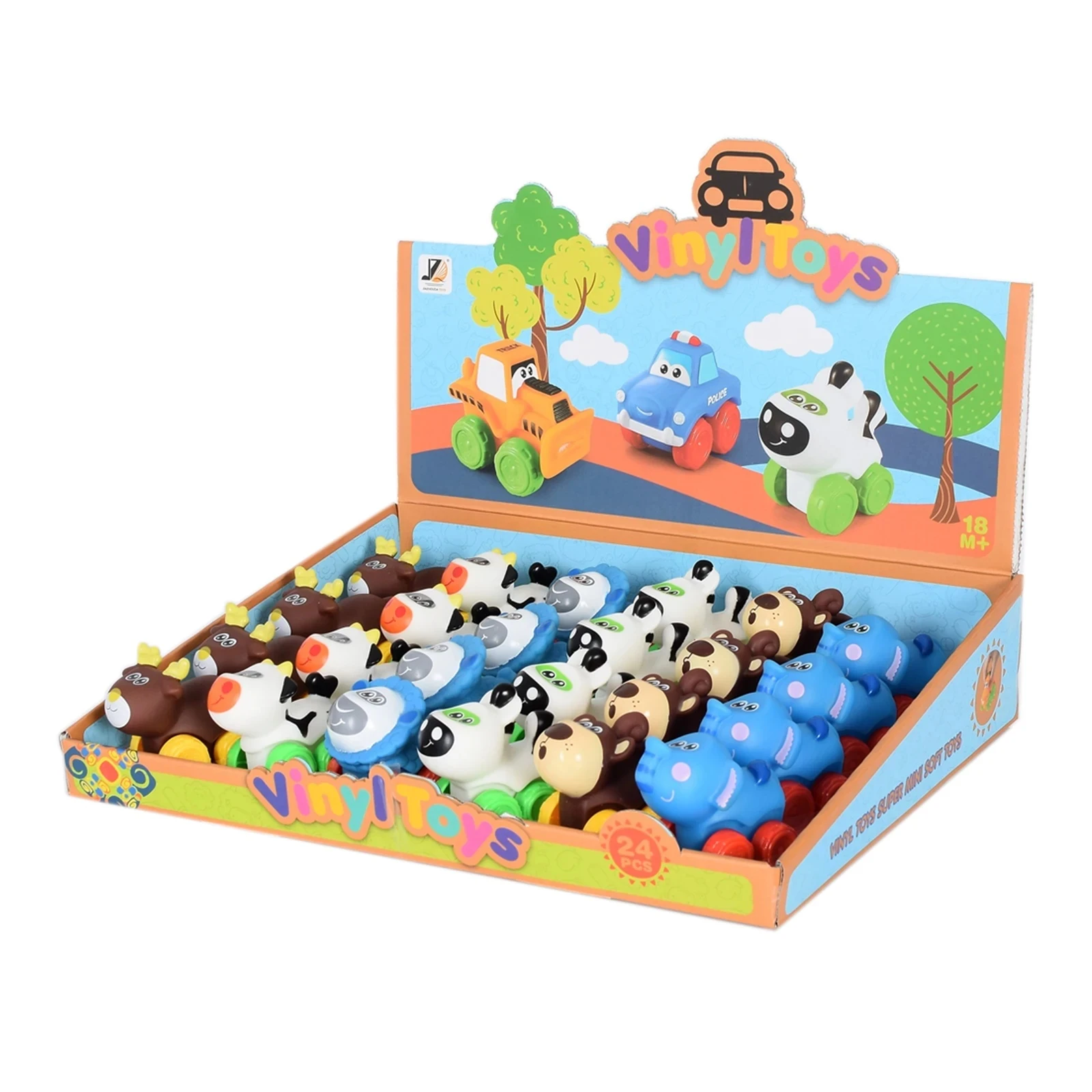 Іграшка Vinyl Toys тварина на колесах JZD-047 36*7.5*29см Фото №:1