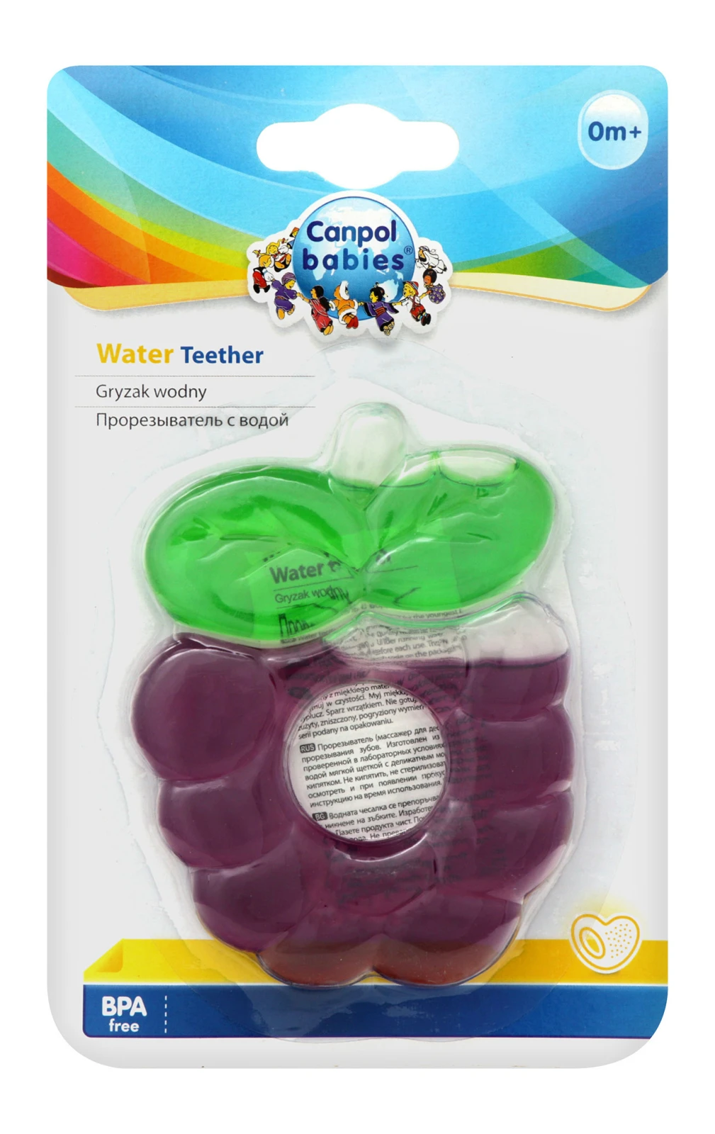 Прорізувач для зубів Canpol Babies з водою полуниця 2/812 Фото №:1