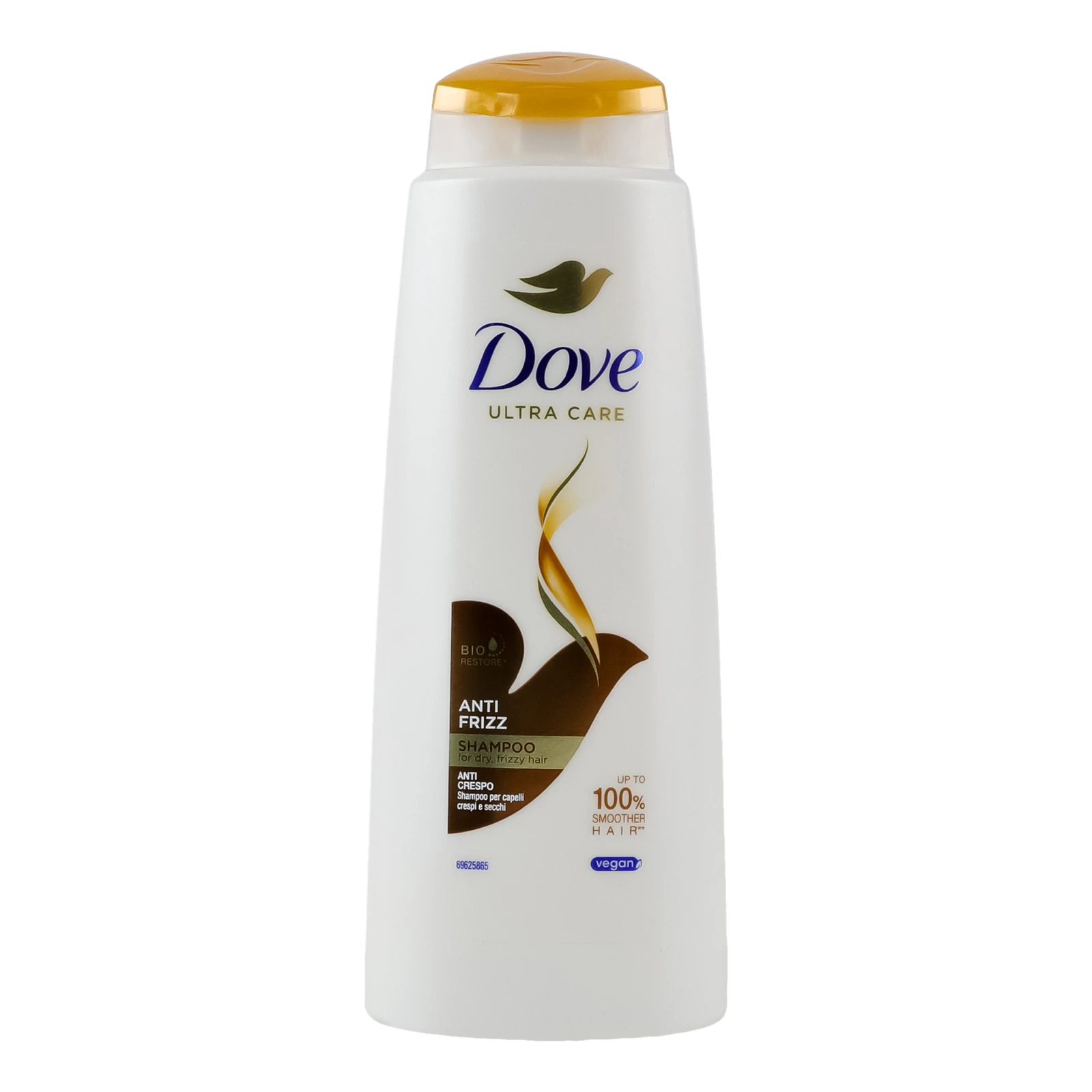Шампунь Dove Ultra care Anti frizz Hair Therapy Живильний догляд 400мл Фото навігації №:1